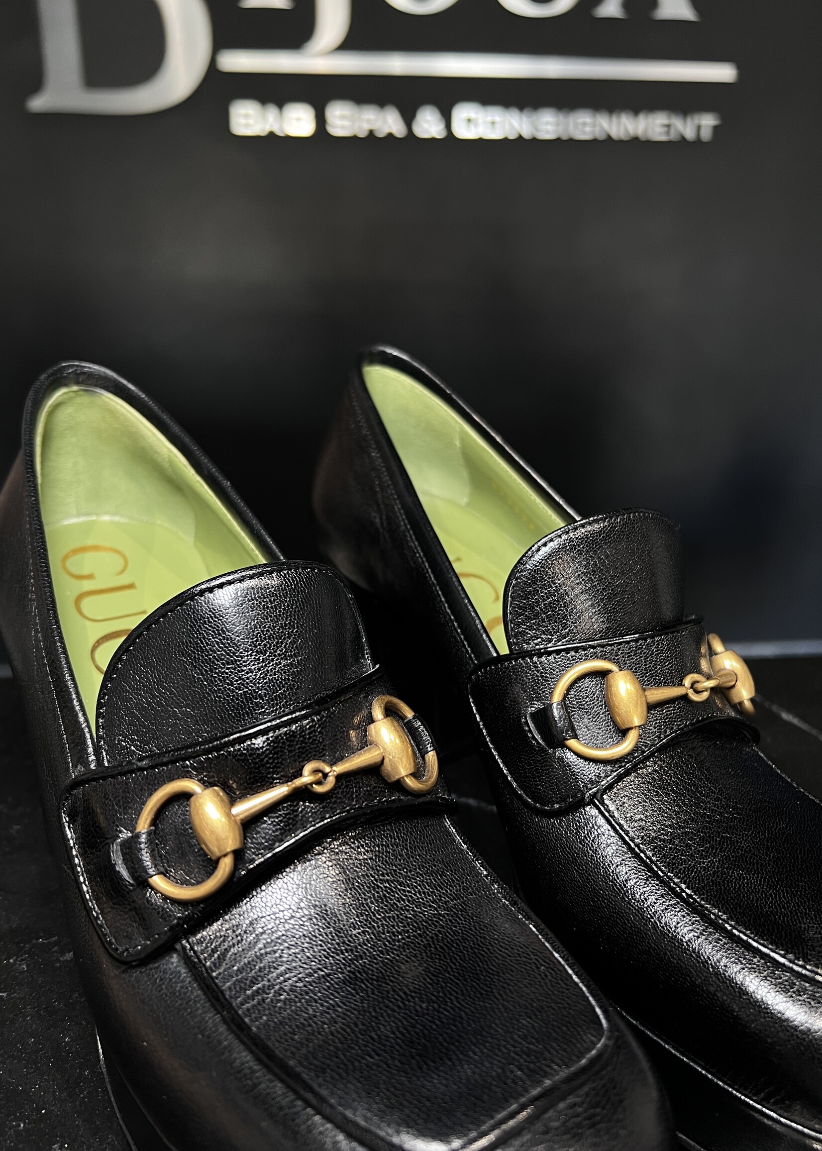 Gucci Gucci Horsebit Houdan Loafers - 39.5