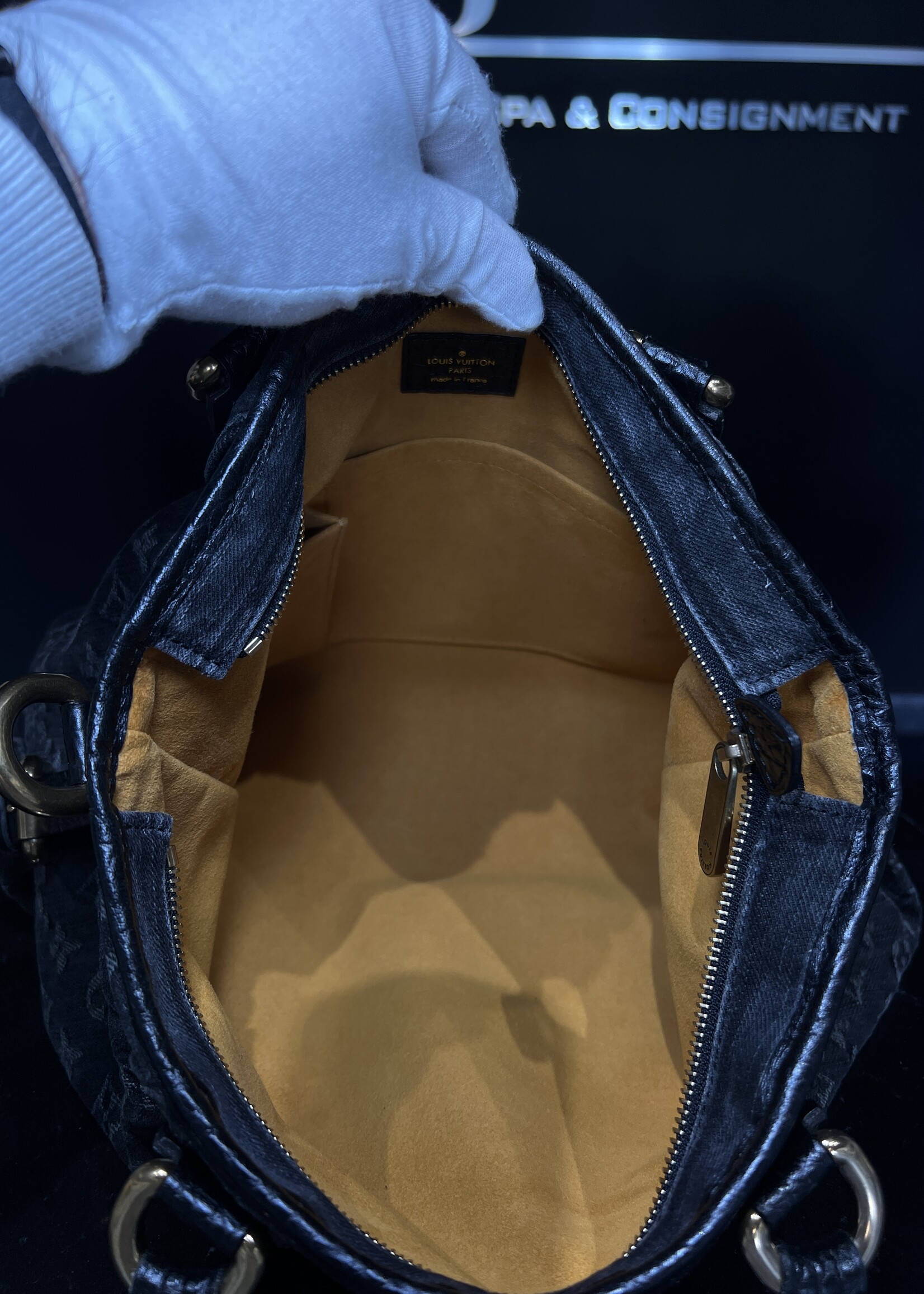 Louis Vuitton Louis Vuitton Monogram Washed Denim Neo Cabby MM