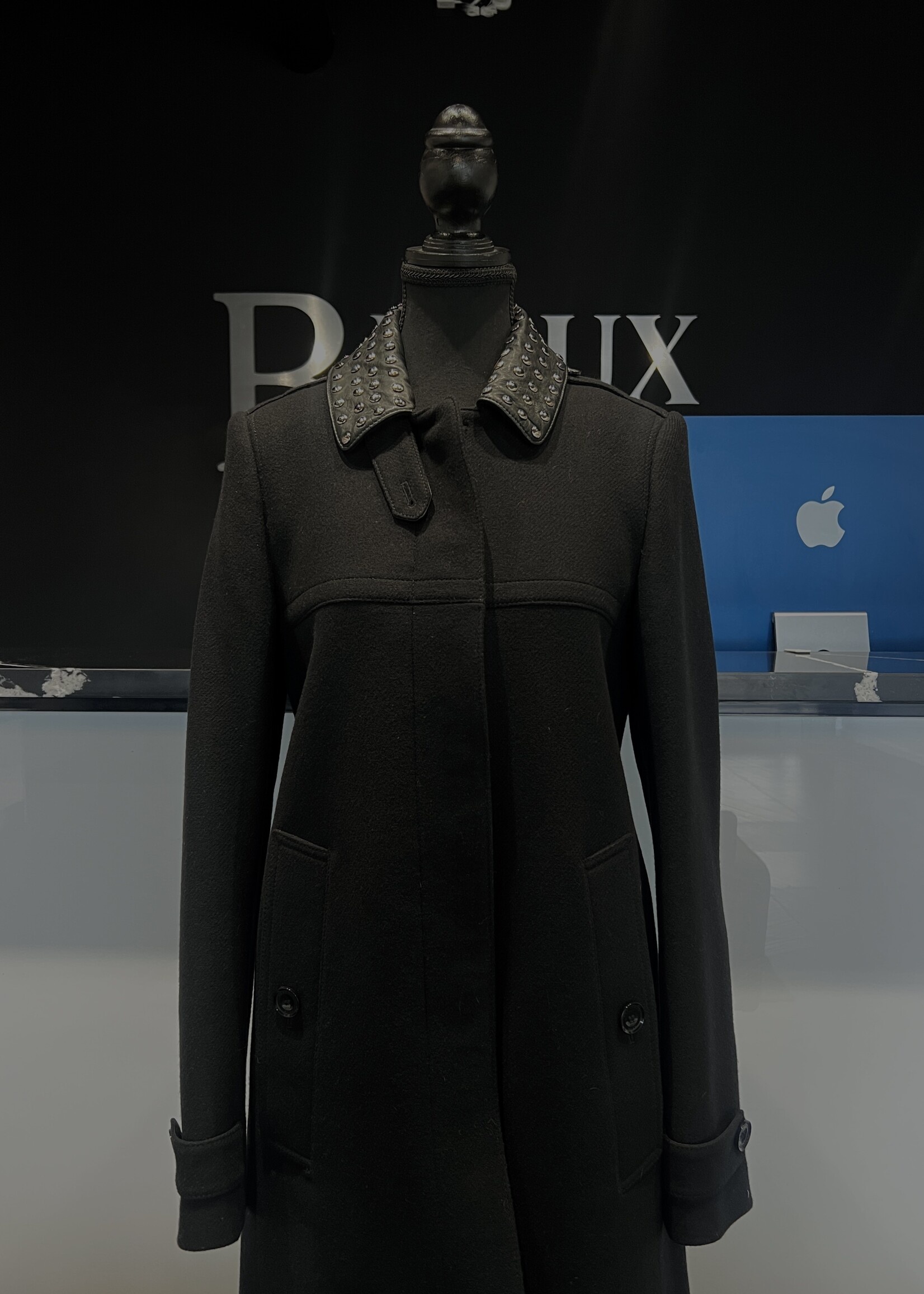 Burberry Burberry Brit Studded Wool Collar Jacket - US 8