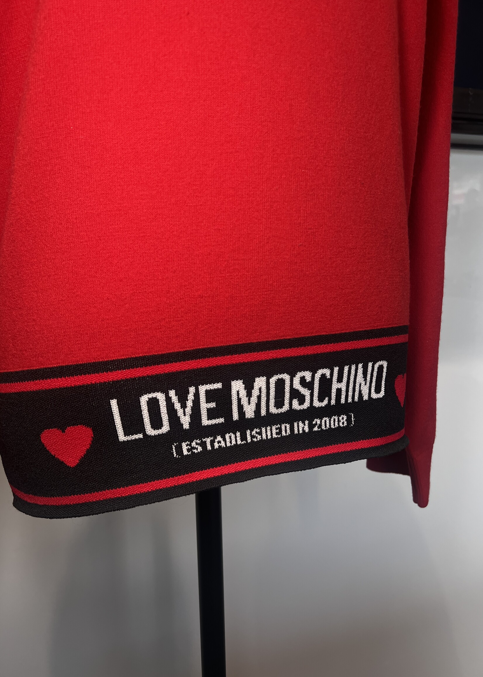 Moschino Red Love Crewneck - L