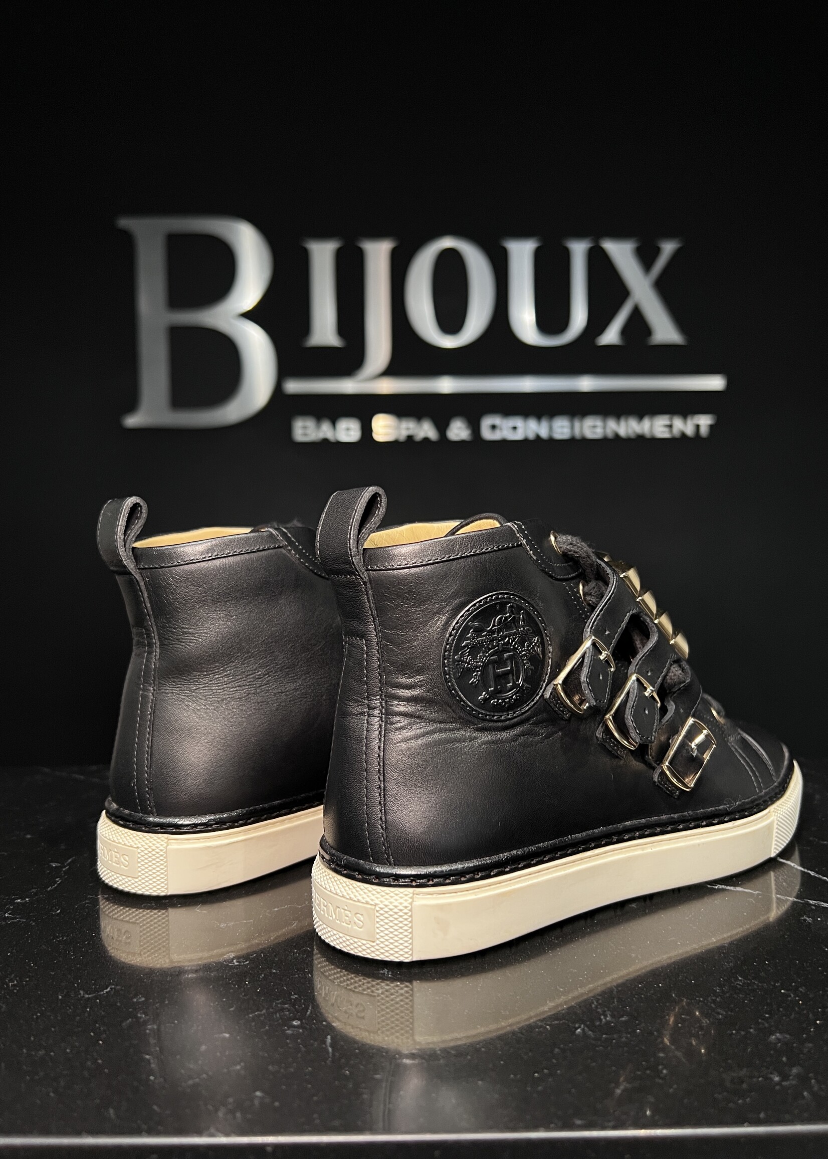 Hermes Hermes Lennox High Top Sneakers  -35.5