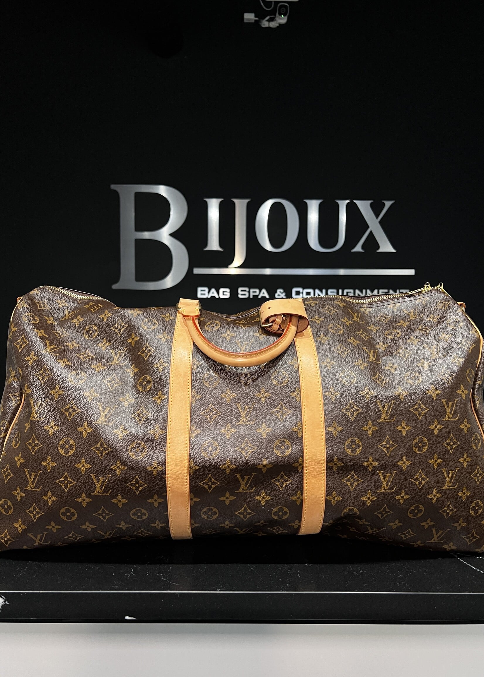 Louis Vuitton Louis Vuitton Keepall 60 Monogram Bandouliere