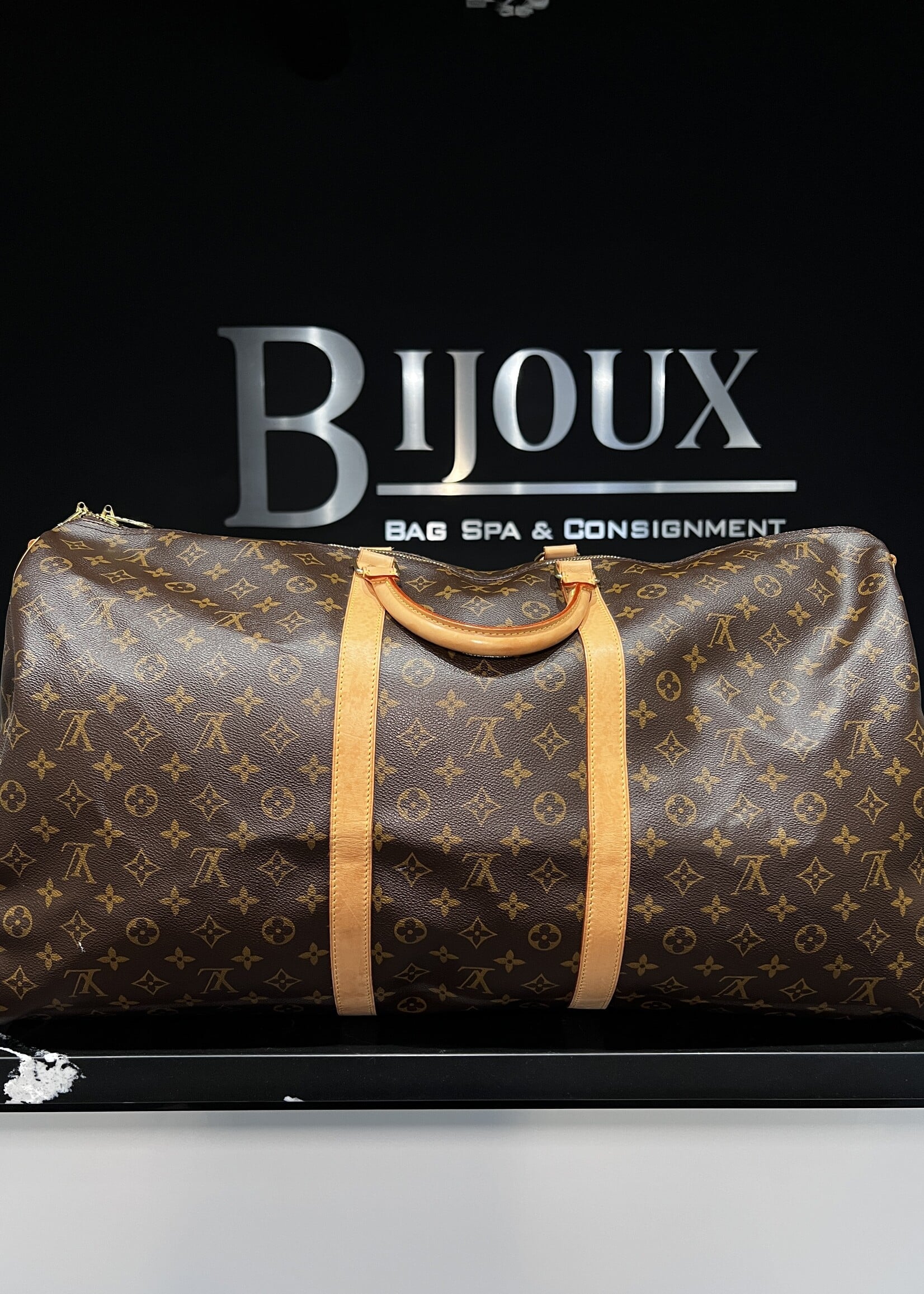 Louis Vuitton Louis Vuitton Keepall 60 Monogram Bandouliere