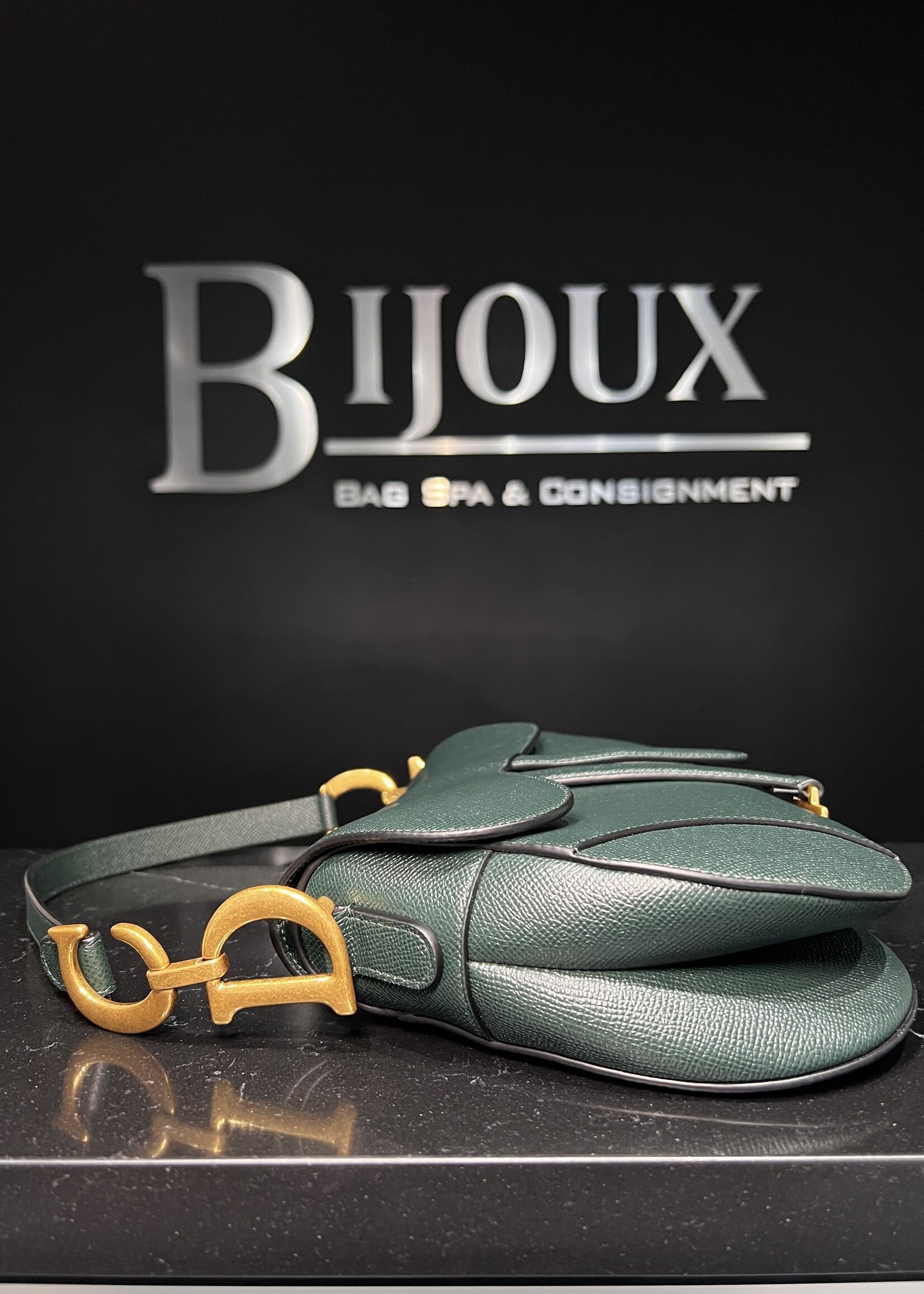 Christian Dior Christian Dior Green Saddle