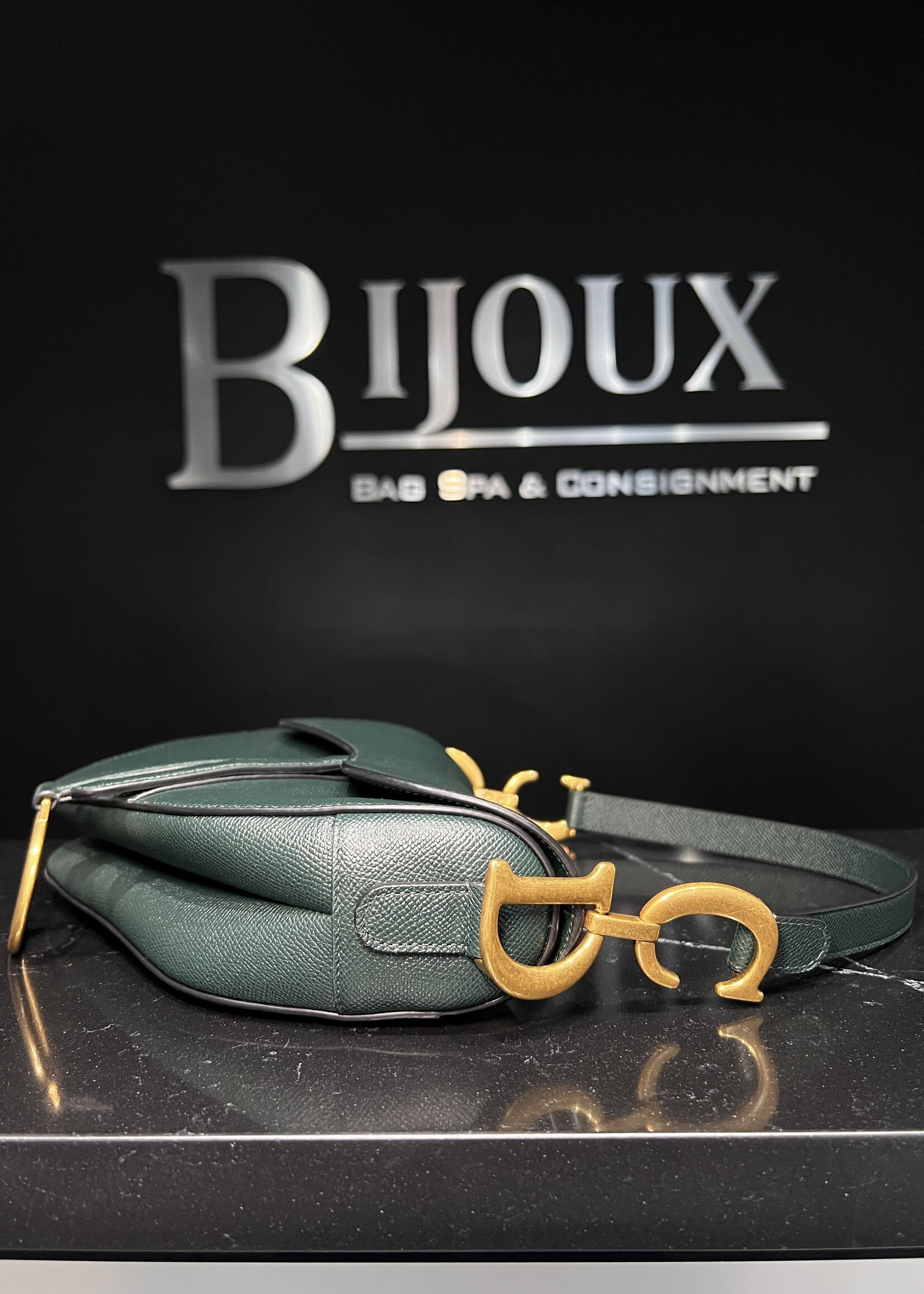 Christian Dior Christian Dior Green Saddle