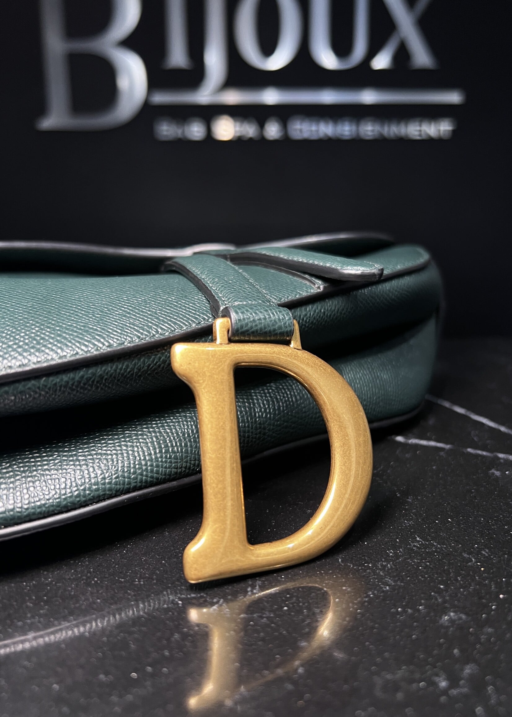 Christian Dior Christian Dior Green Saddle