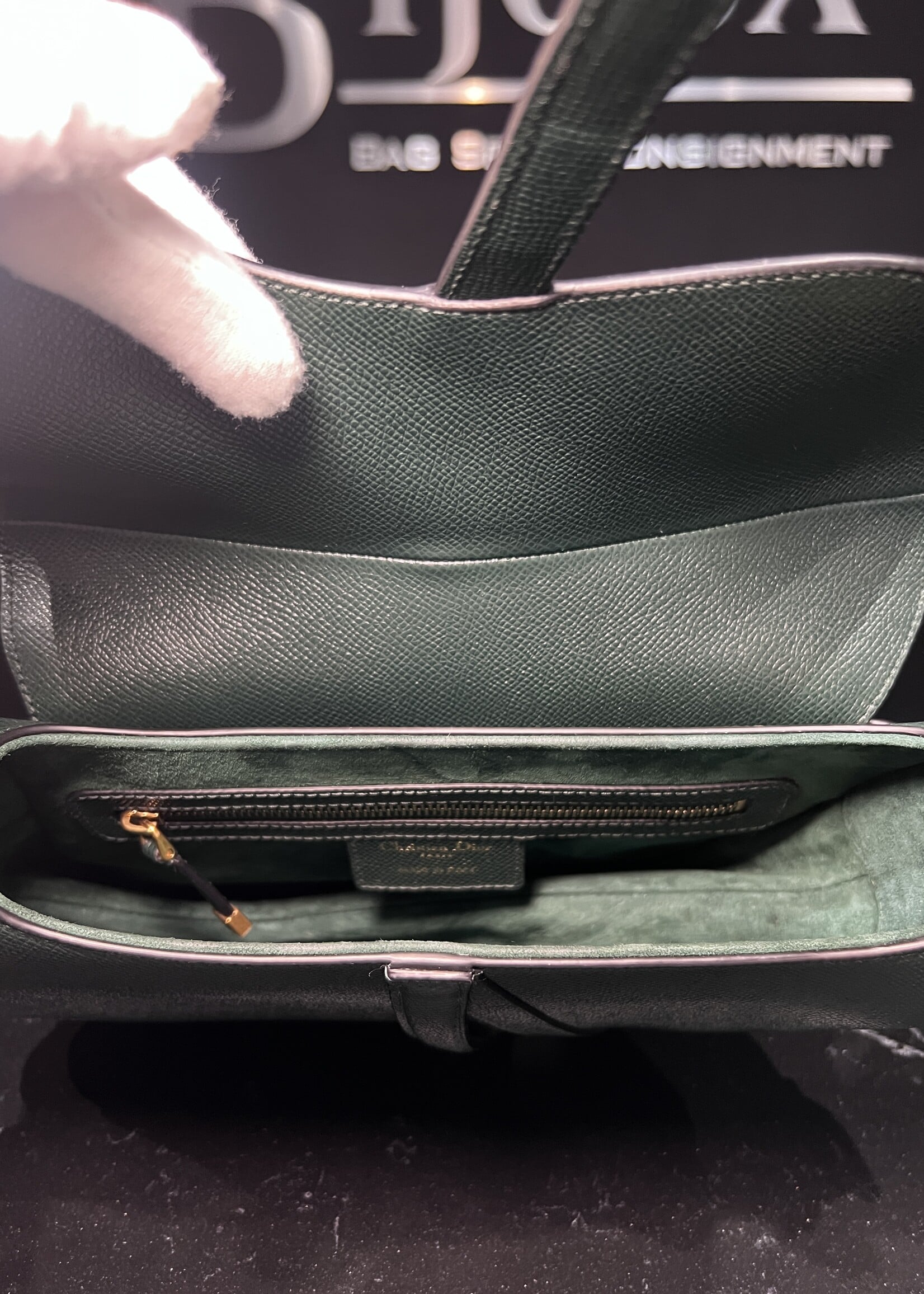 Christian Dior Christian Dior Green Saddle