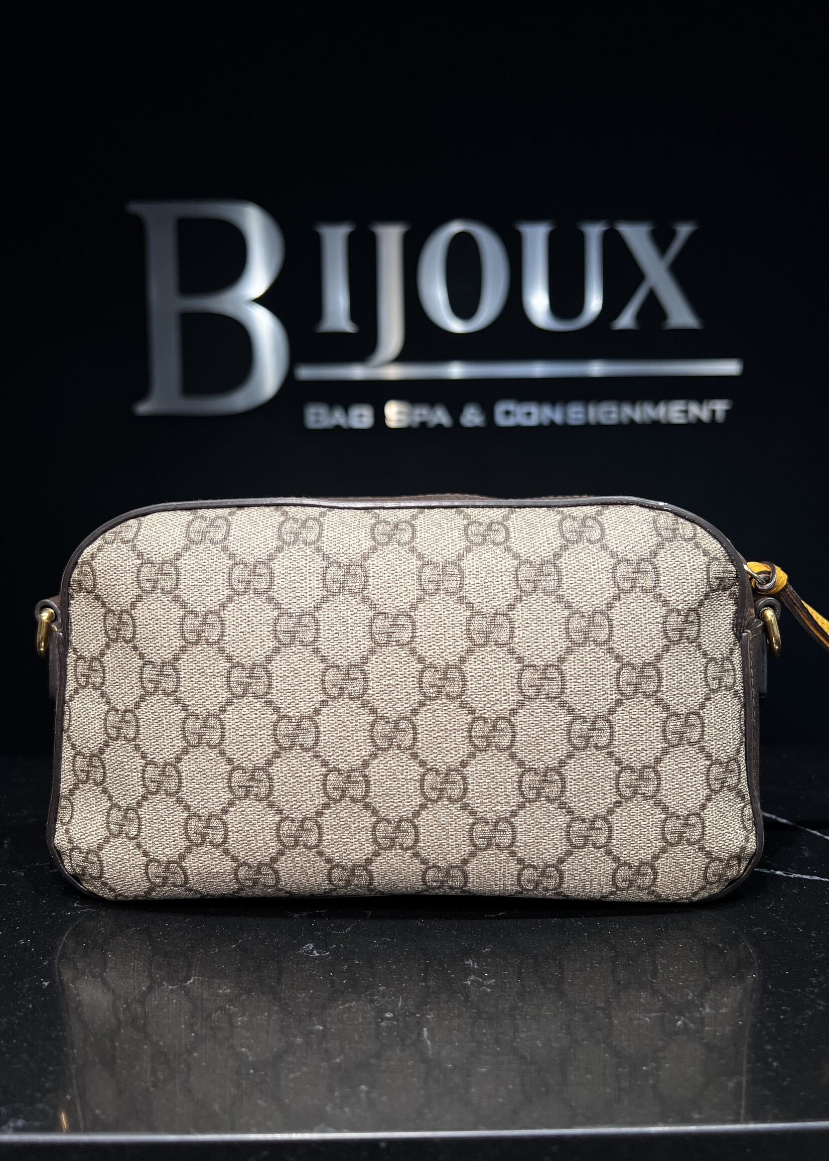 Gucci Gucci GG Supreme Tiger Camera Crossbody