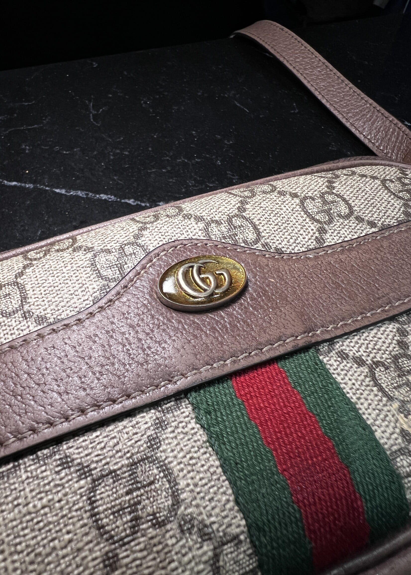 Gucci Gucci GG Supreme Mini Ophidia Crossbody