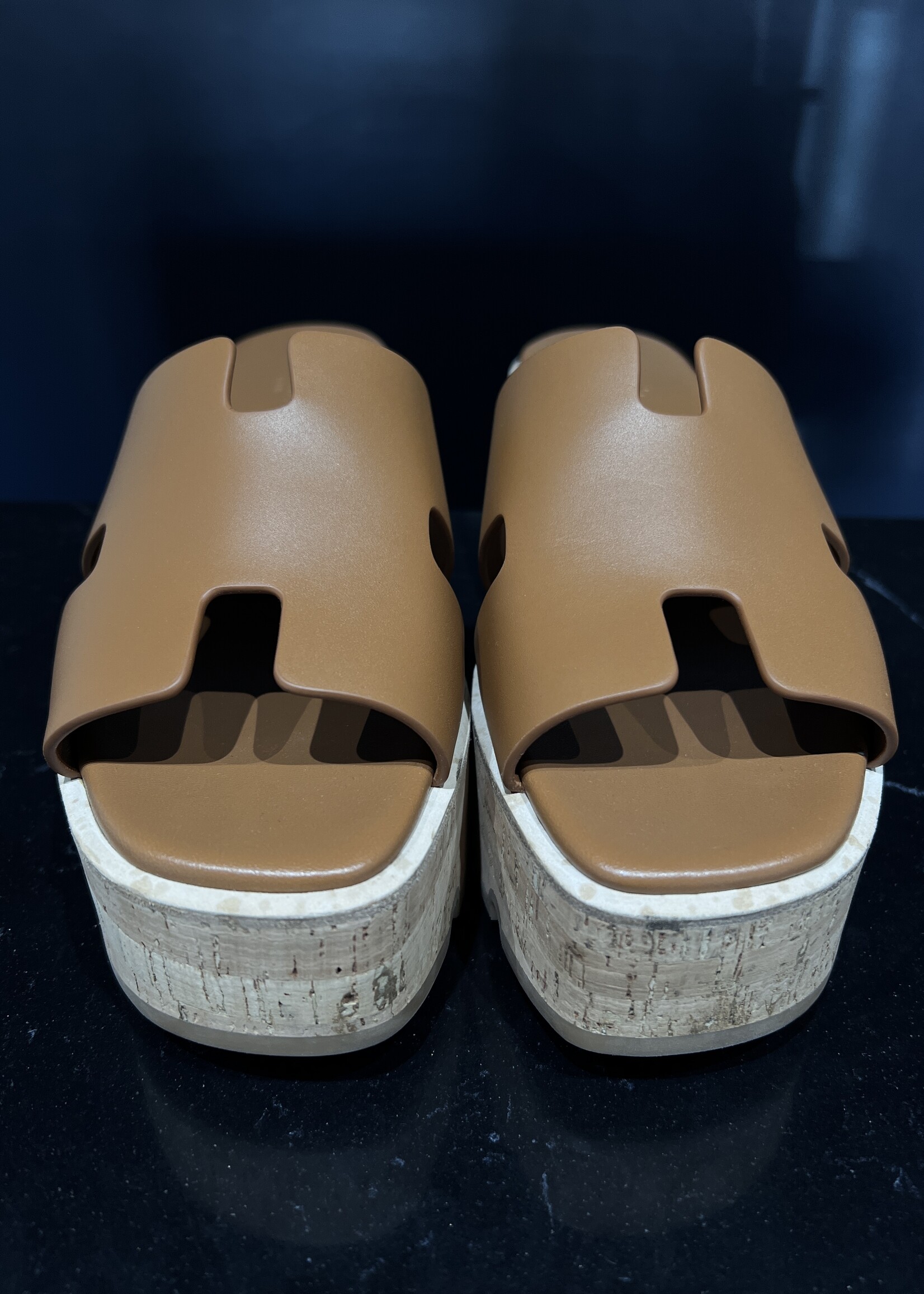 Hermes Hermes Eze Platform Sandals - 40