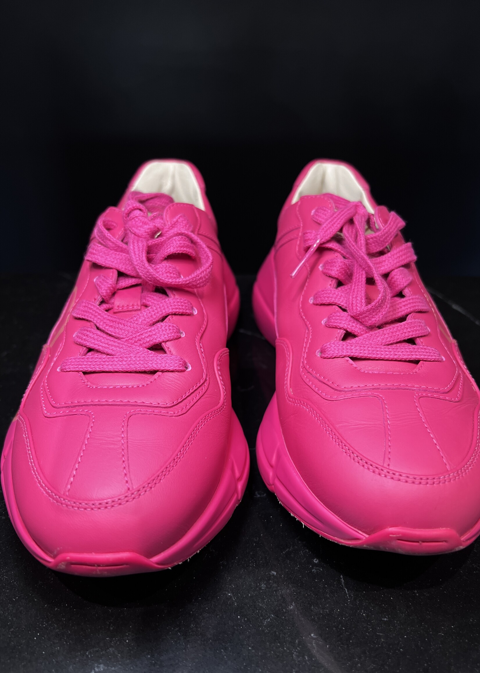 Gucci Gucci Pink Rhyton Sneakers - 37.5