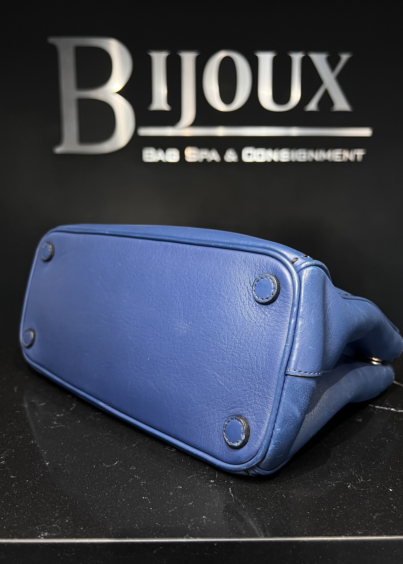 Prada Prada Galleria Bluette Double Zip Tote