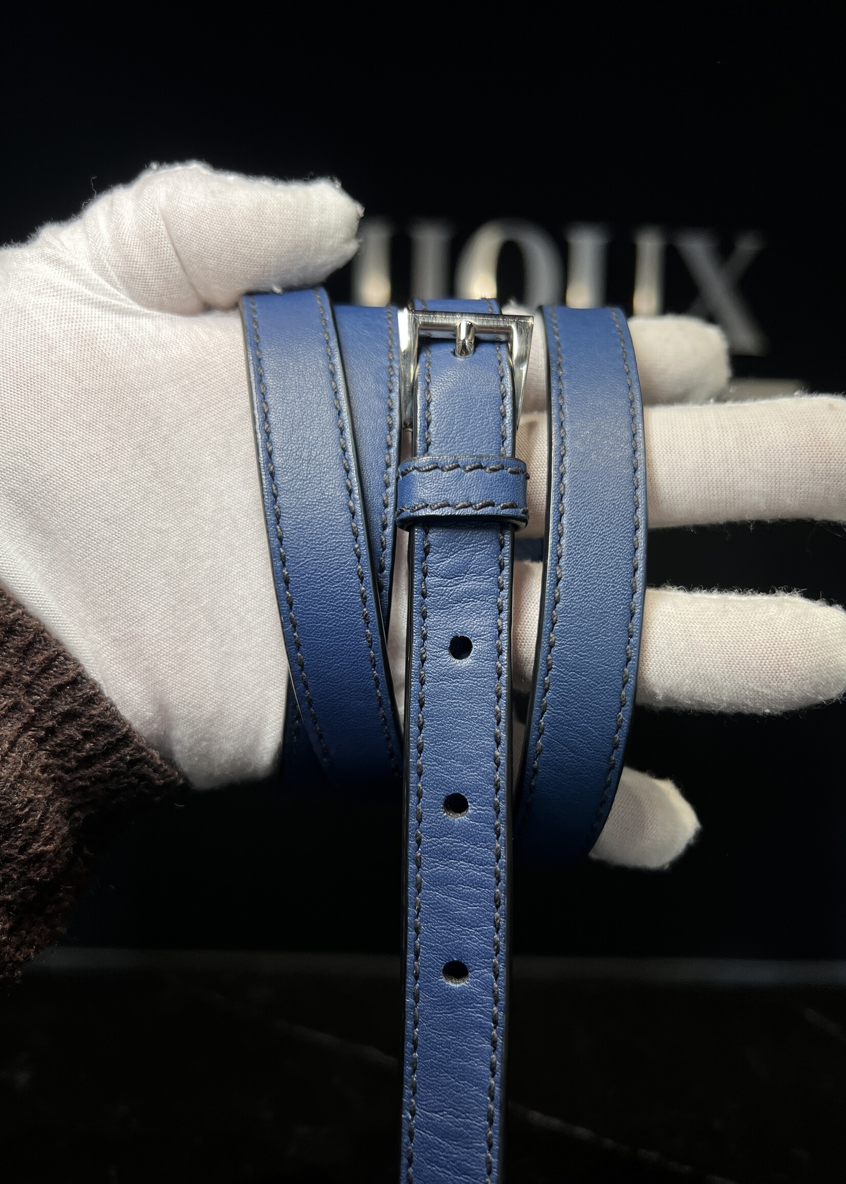 Prada Prada Galleria Bluette Double Zip Tote