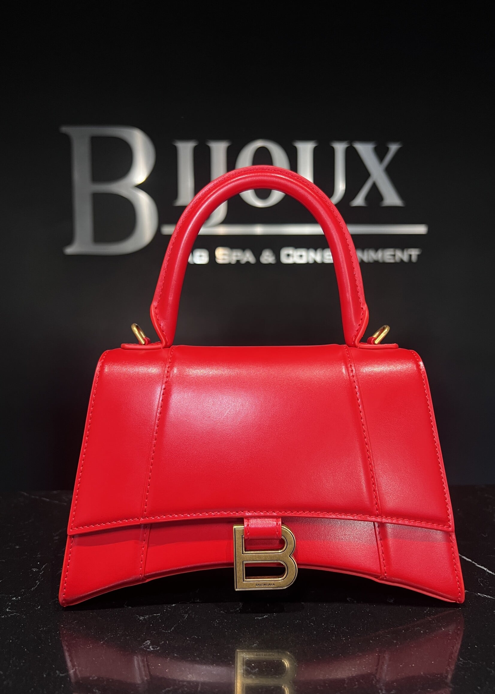 Balenciaga Balenciaga Red Hourglass Bag