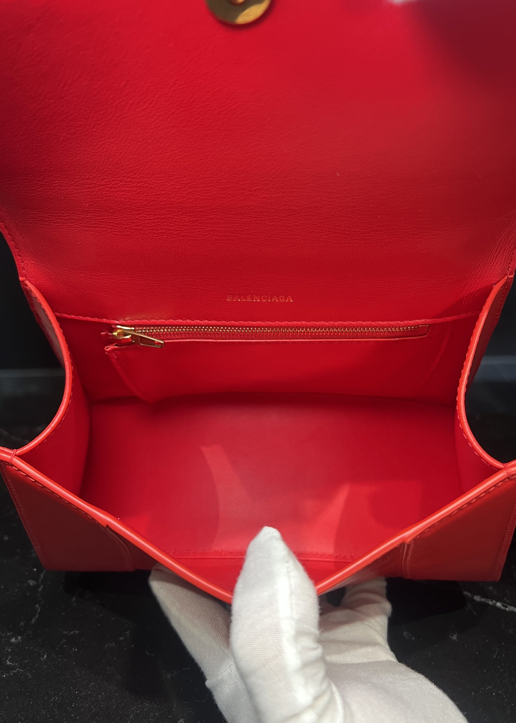 Balenciaga Balenciaga Red Hourglass Bag