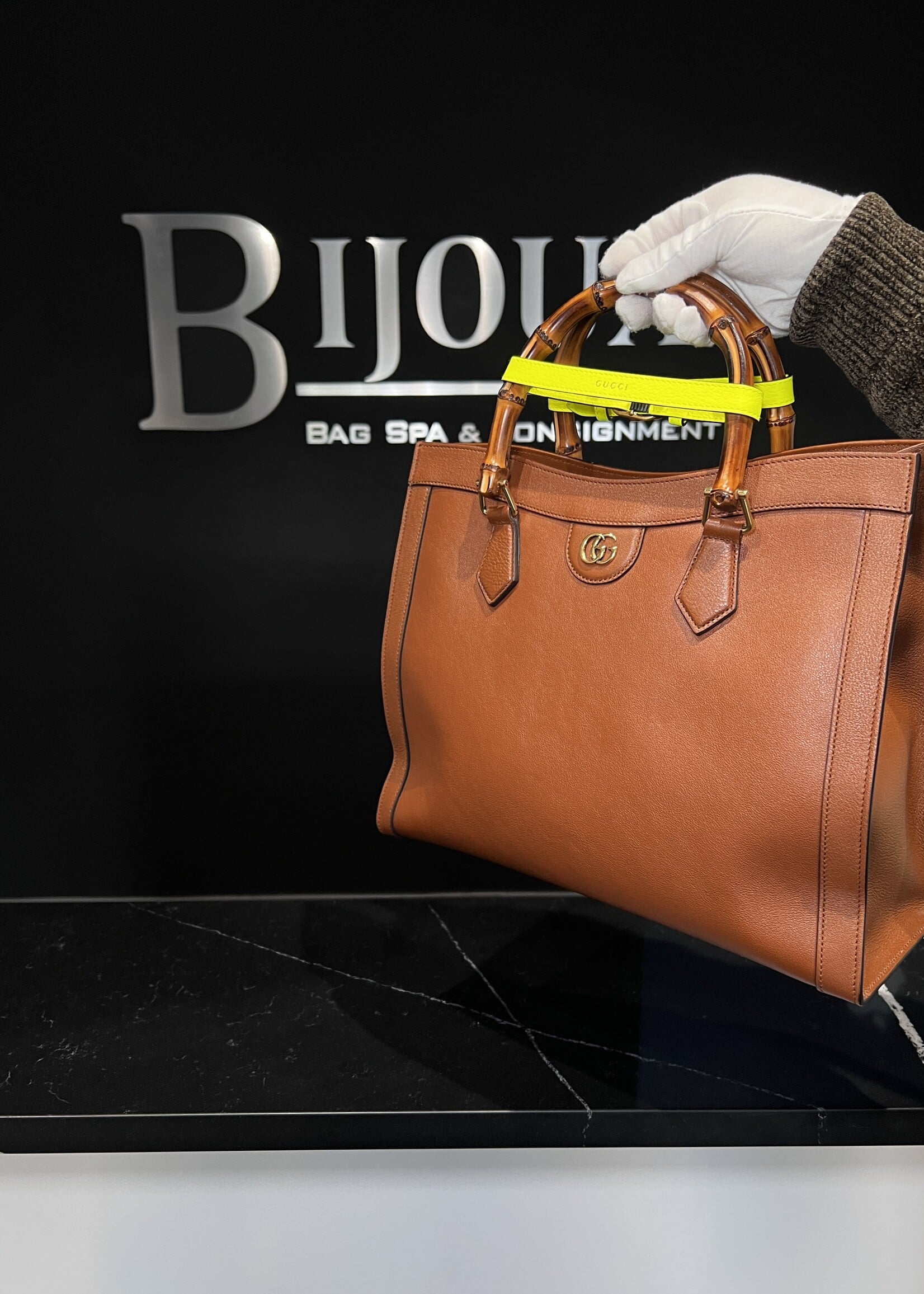 Gucci Gucci Diana Large Bamboo Top Handle Tote