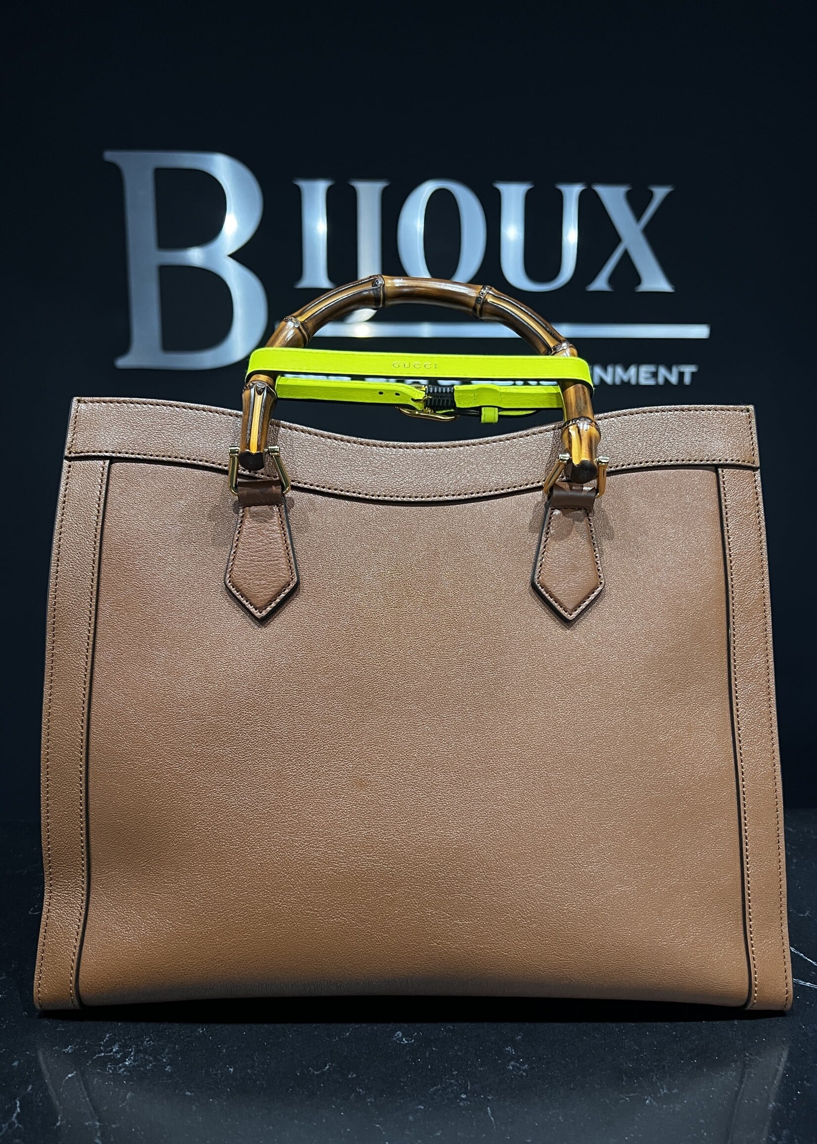 Gucci Gucci Diana Large Bamboo Top Handle Tote