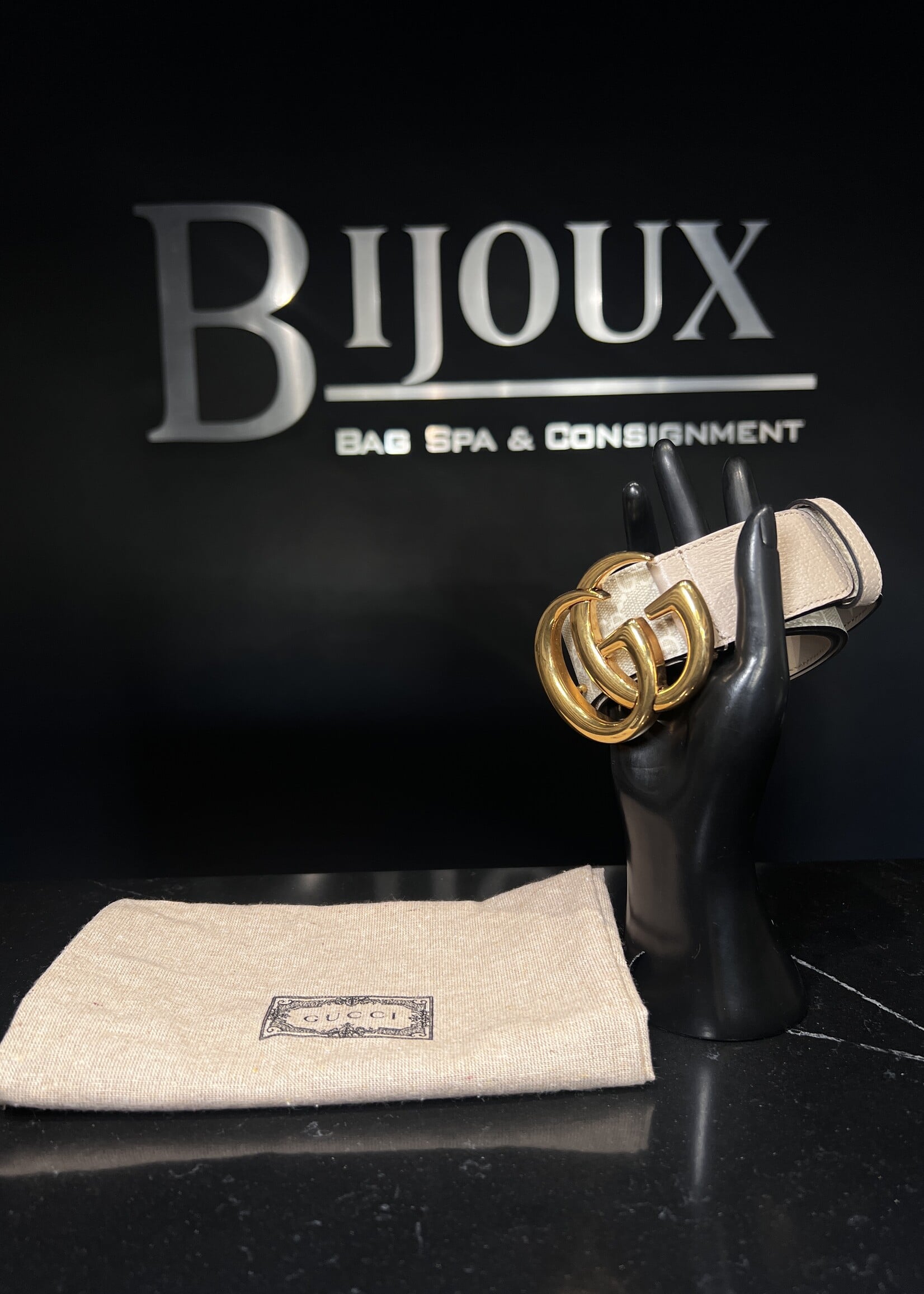 Gucci Gucci GG Marmont Leather Belt 75