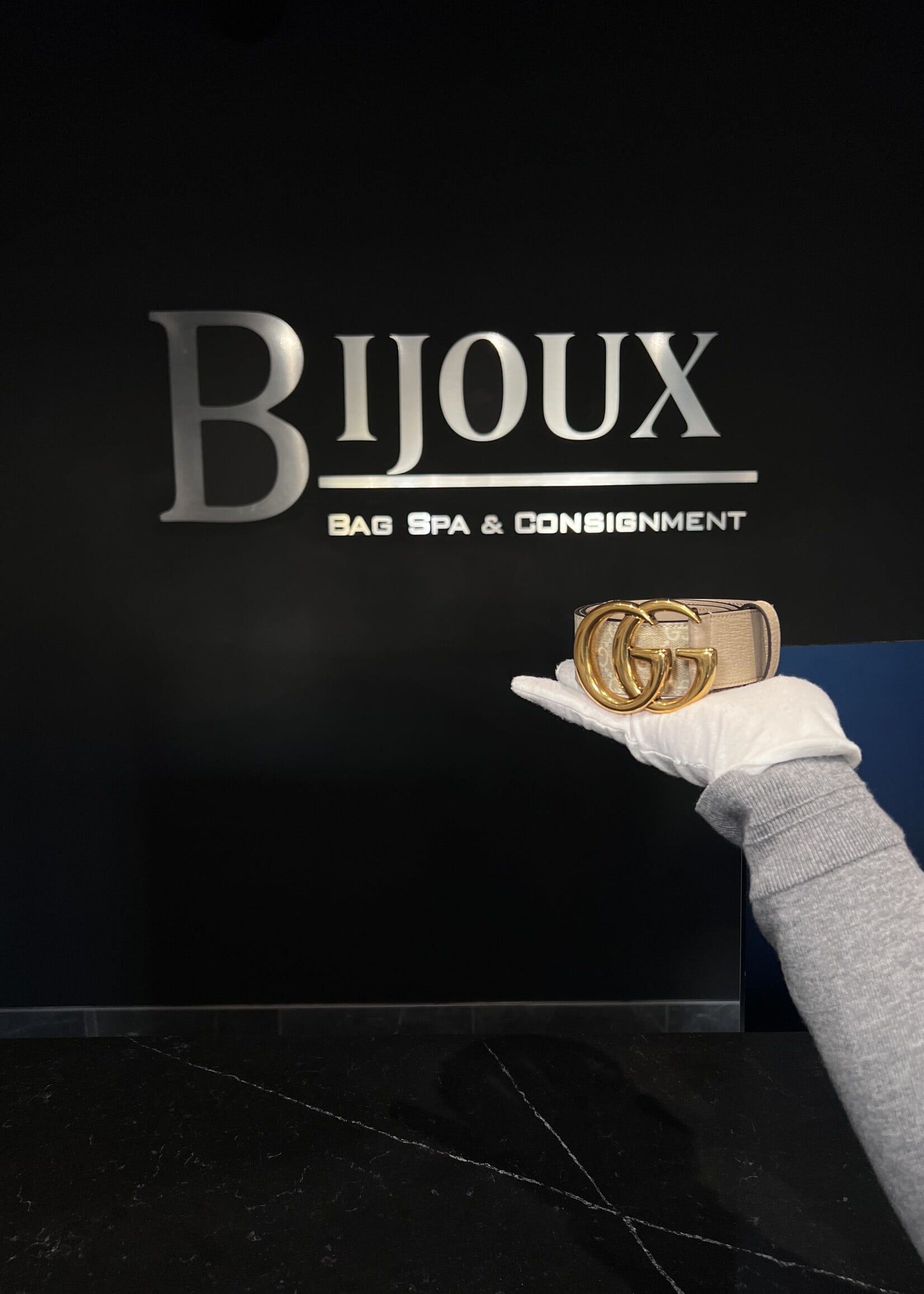 Gucci Gucci GG Marmont Leather Belt 75