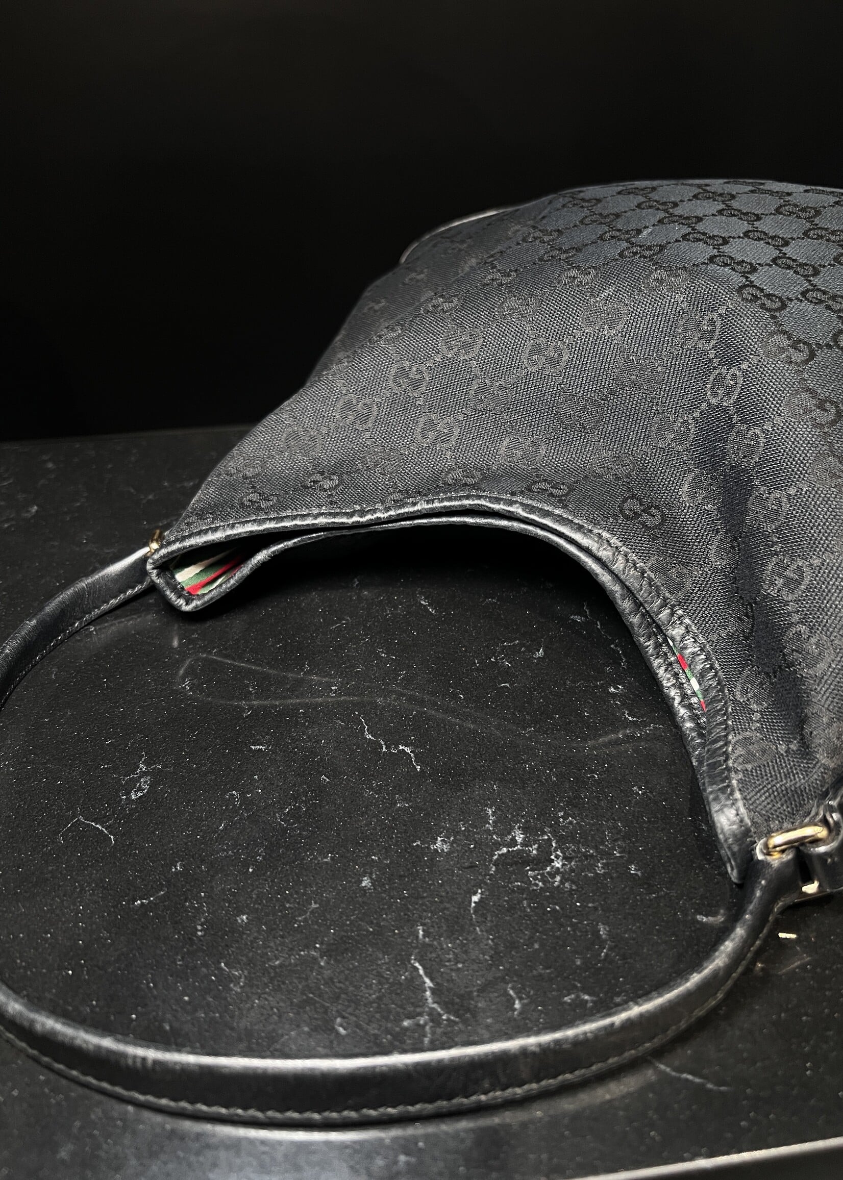Gucci Gucci GG Canvas New Brit Hobo Shoulder