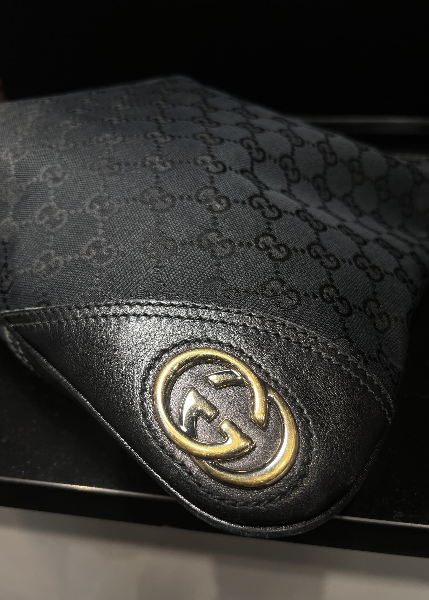Gucci Gucci GG Canvas New Brit Hobo Shoulder