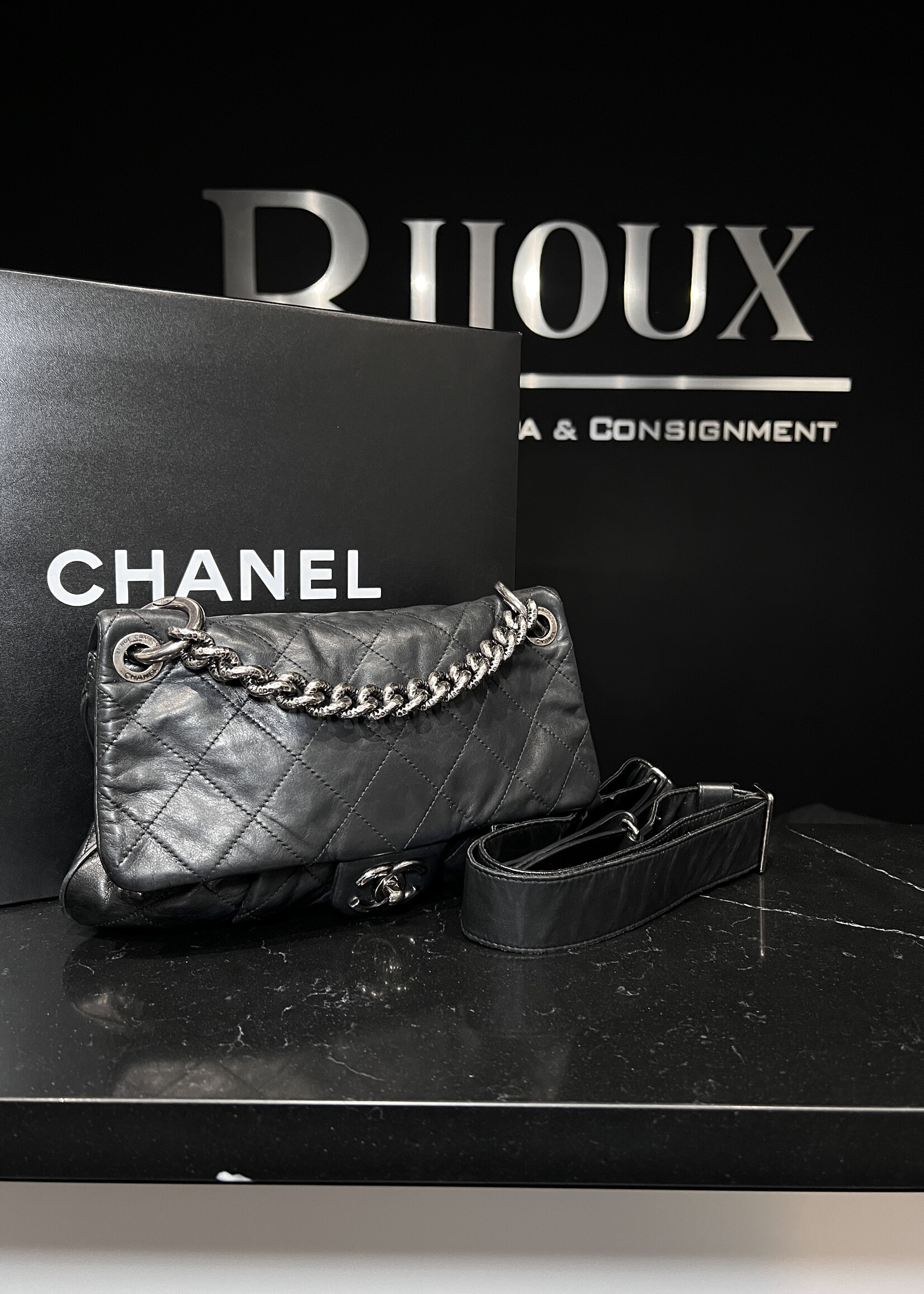 Chanel Chanel Pleated Flap Messenger