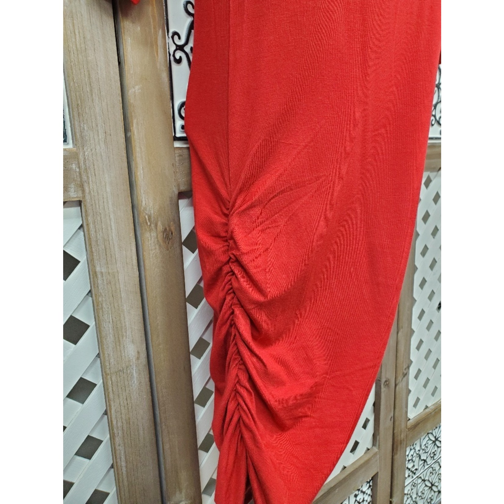 Red Extra Long Top S 9024