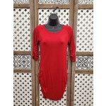 Red Extra Long Top M