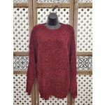Dark Cherry Knit Sweater M