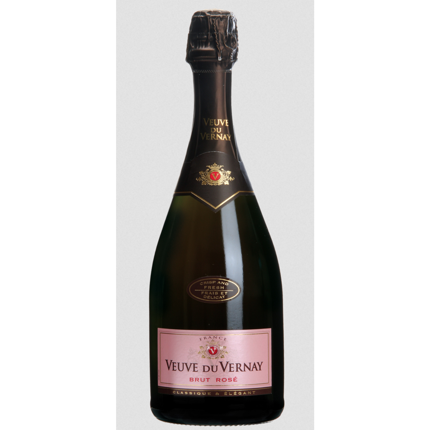 NV, Veuve Du Vernay Rose, Champagne, Multi-regional Blend, Champagne, France, 11.5% Alc, TW88, A2,Sw3,Sm3,C1,I1