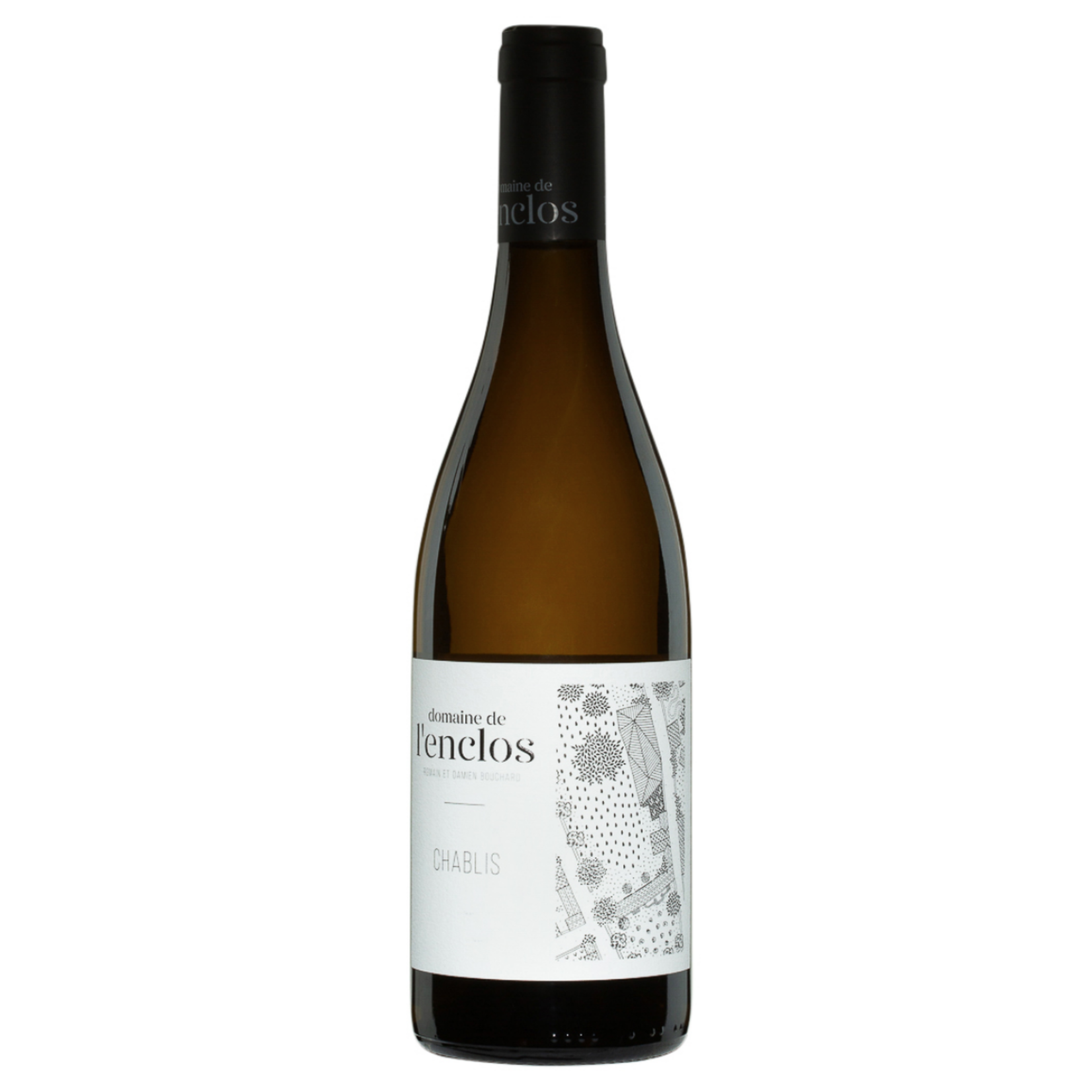 2019, l'enclos by Damien Bouchard Chablis, Chardonnay, Bourgogne, Chablis, France, 13% Alc, CTnr, A4,Sw2,Sm3,C3,I3