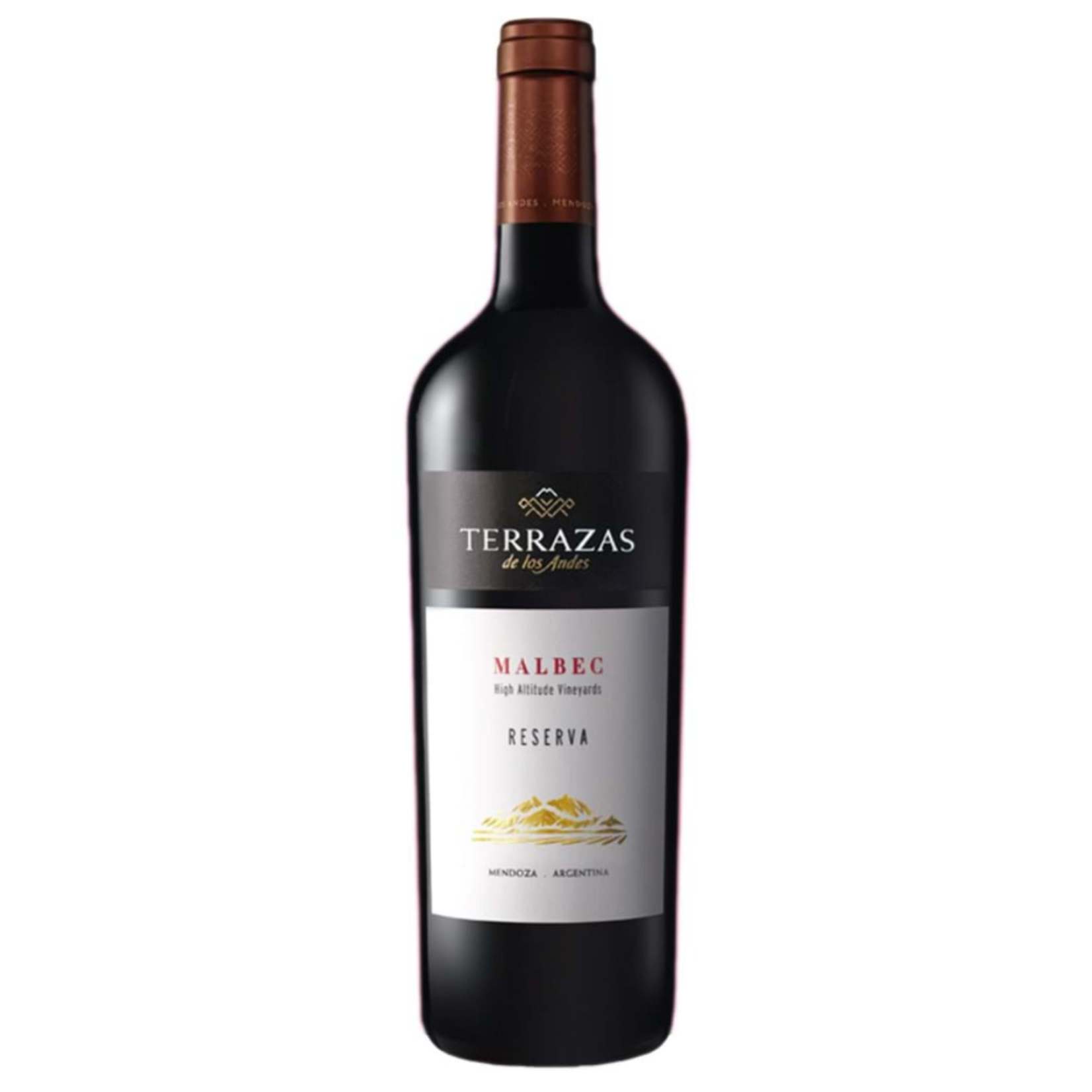 2020, Terrazas RESERVA High Altitude, Malbec, Lujan de Cuyo, Mendoza, Argentina, 14% Alc, CT