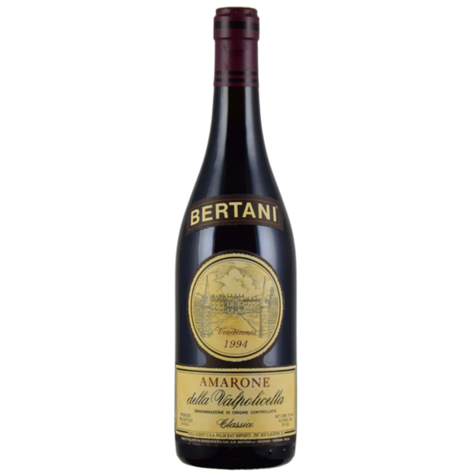 1994, Bertani Amarone della Valpolicella Classico, Corvina, Amarone della Valpolicella Classico, Veneto, Italy, 15% Alc, CTnr