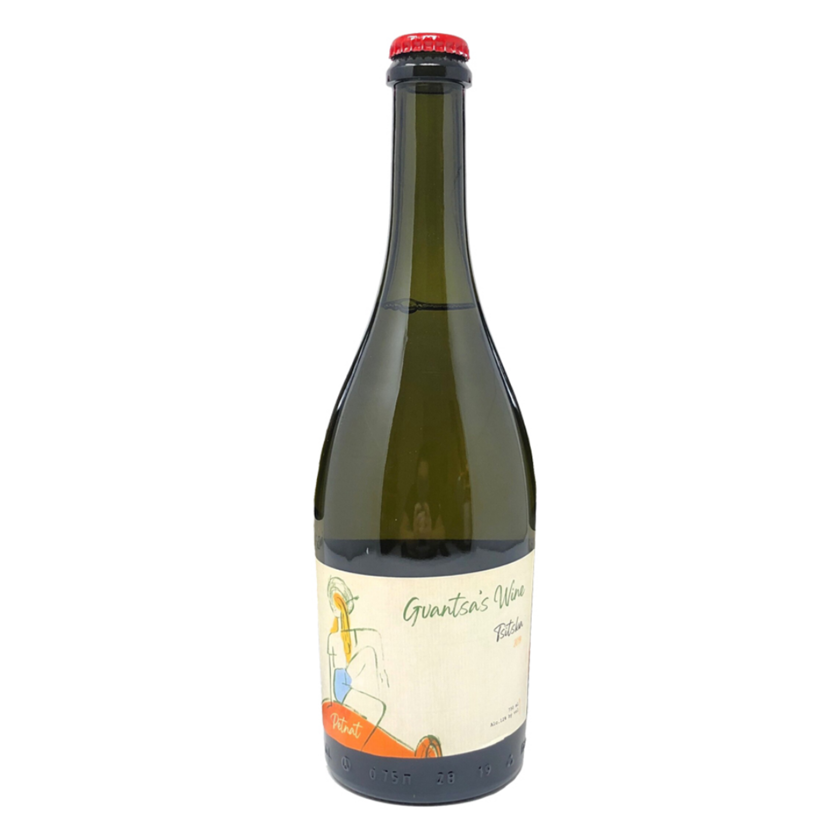 2021, Pet-Nat Gvantsa's WIne, Guantsa, Petillant Naturel Tsitska, Imereti, Western Georgia, Georgia, 12% Alc. , CT94, a3,sw2,sm4,c4,i3