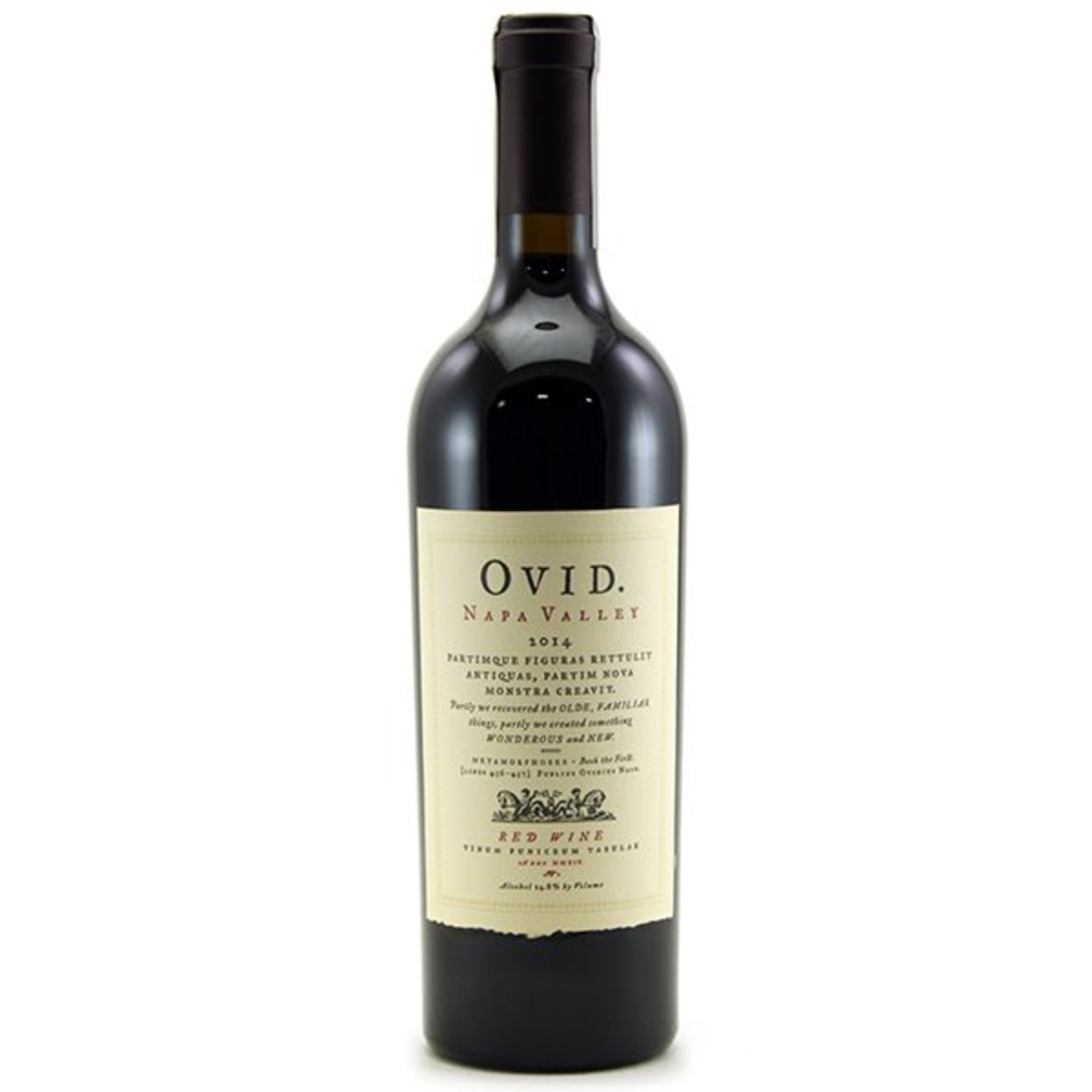 2014, Ovid Estate Red Wine, Red Bordeaux Blend, Prichard Hill St. Helena, Napa Valley, California,14.7% Alc, CT96, RP99