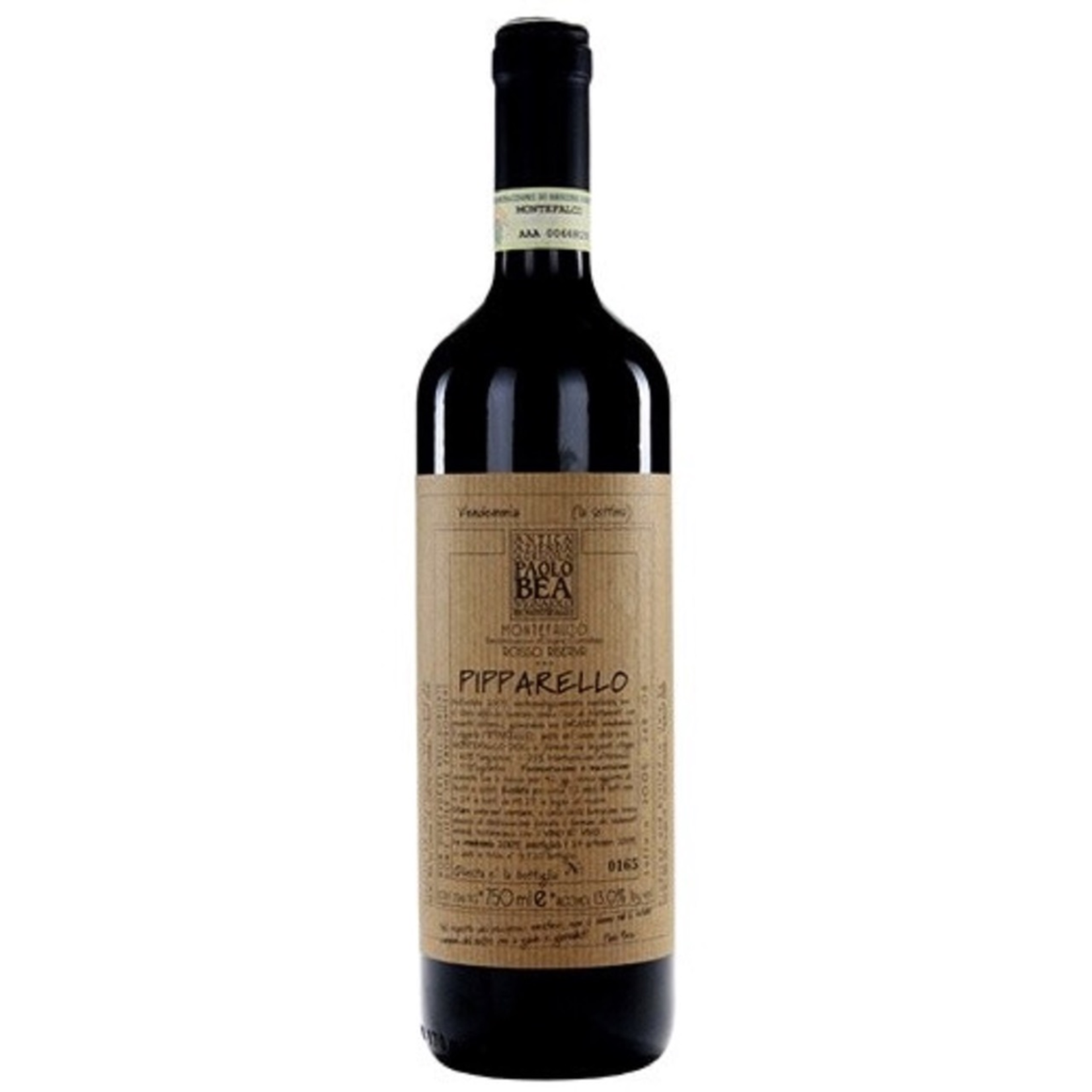 2015, Paolo Bea Pipparello, Sangiovese Sagrantino Montepulciano, Montefalco, Umbria, Italy, 15% Alc, CTnr