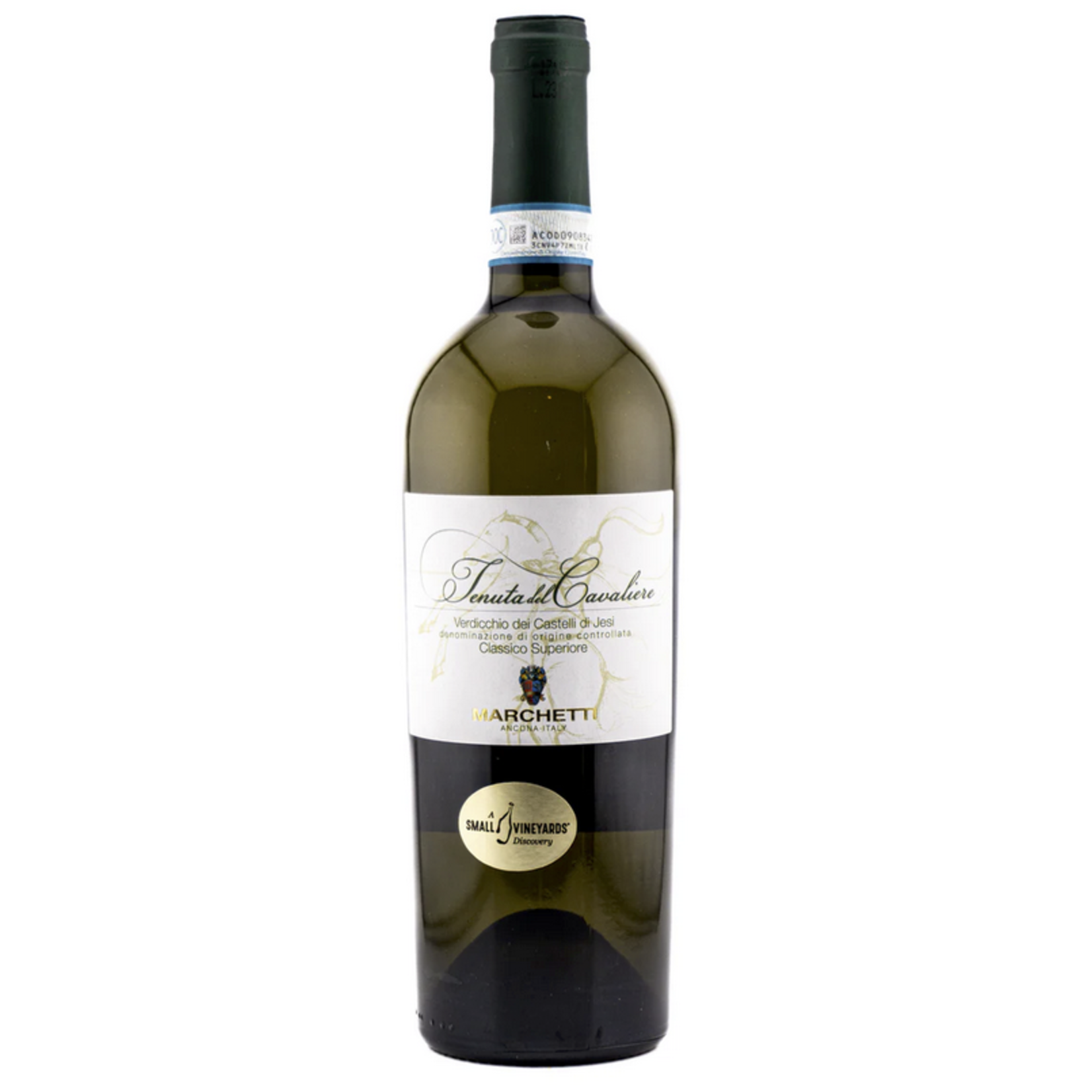 2022, Tenuta Del Cavaliere Classico Superiore, Verdicchio, Marche, Ancona, Italy, 13% Alc, CTnr TW93, A2,Sw1,Sm3,C3,I4