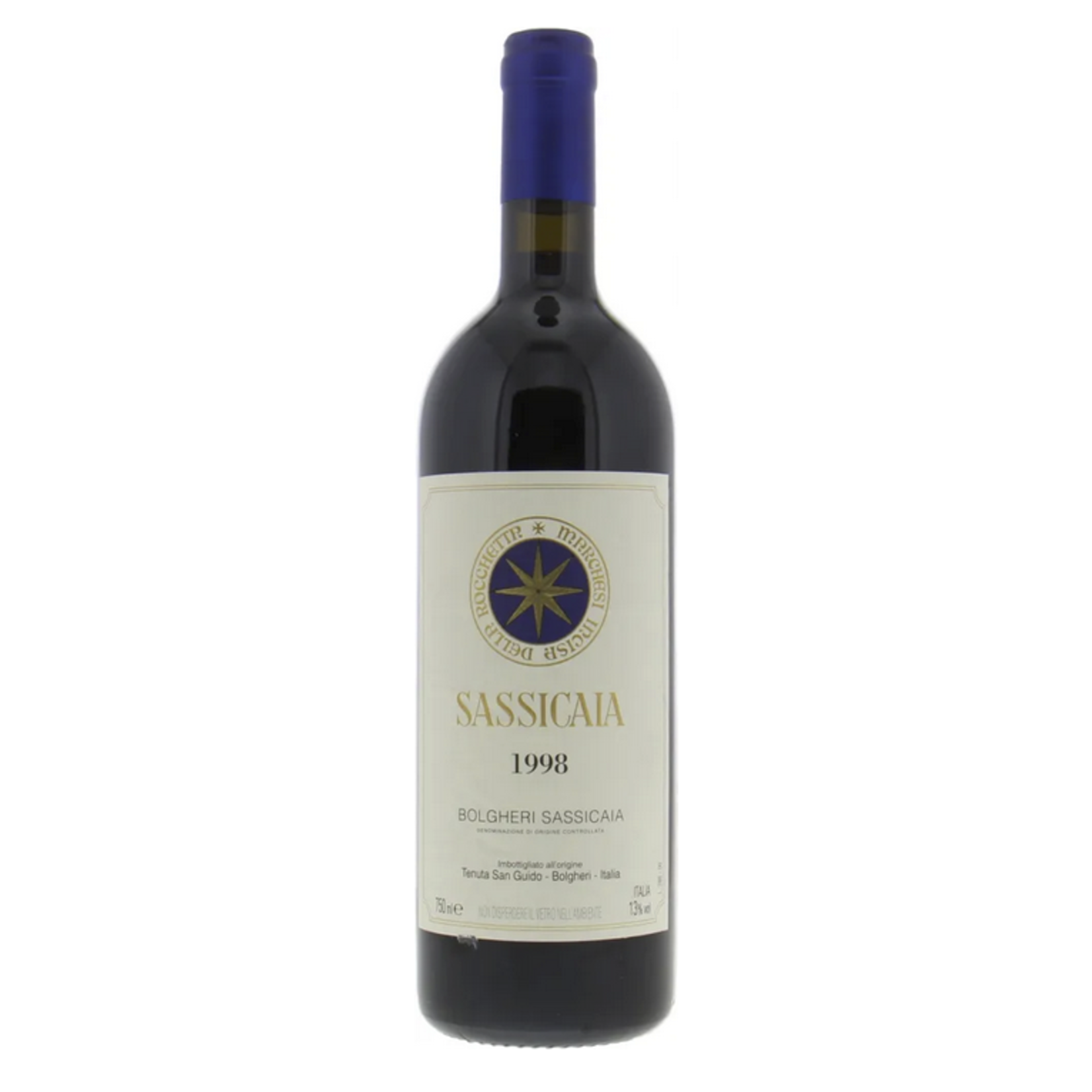 1998, Sassicaia by Tenuta San Guido, Super Tuscan, Toscana IGT, Tuscany, Italy, 14% Alc, CT