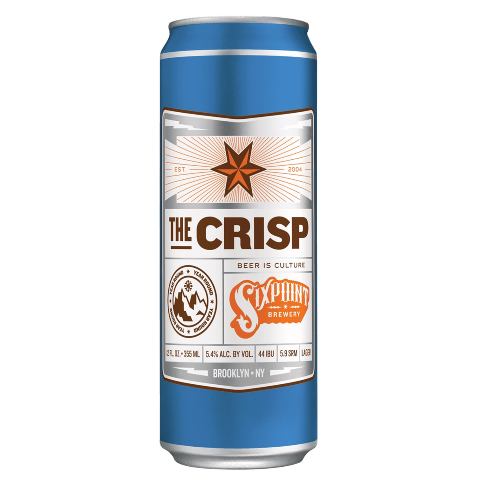 Sixpoint Brewery, The Crisp, Pilsner, Beer, Brooklyn, USA, 5.4% Alc, 12 oz. Can