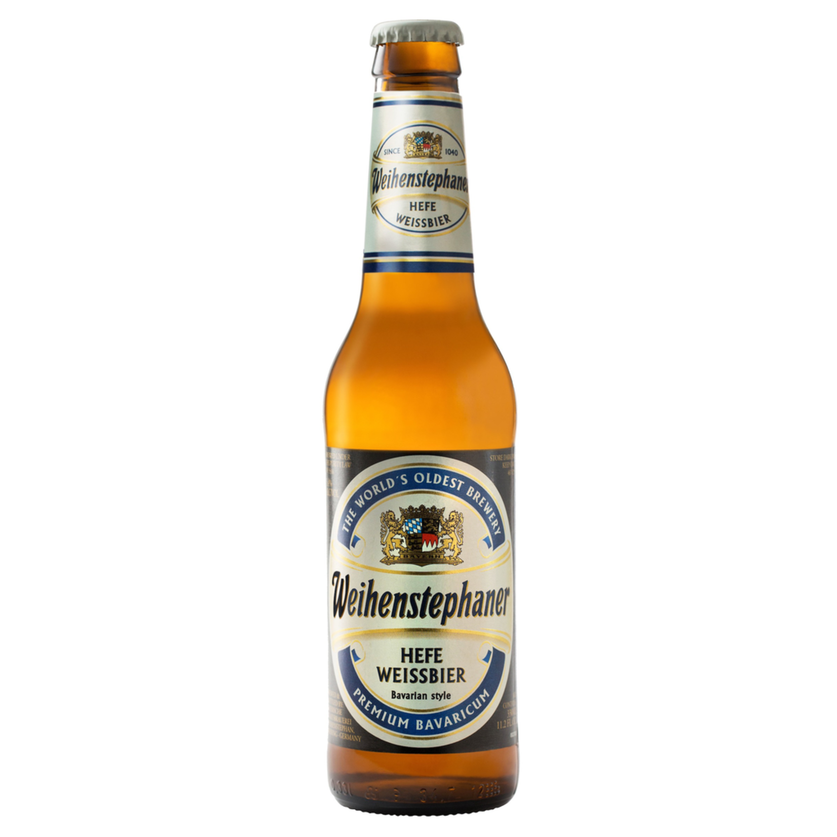 Weihenstephaner, Heffe Weissbier, Beer, Germany, 5.4% Alc, 11.2 oz. Glass Bottle