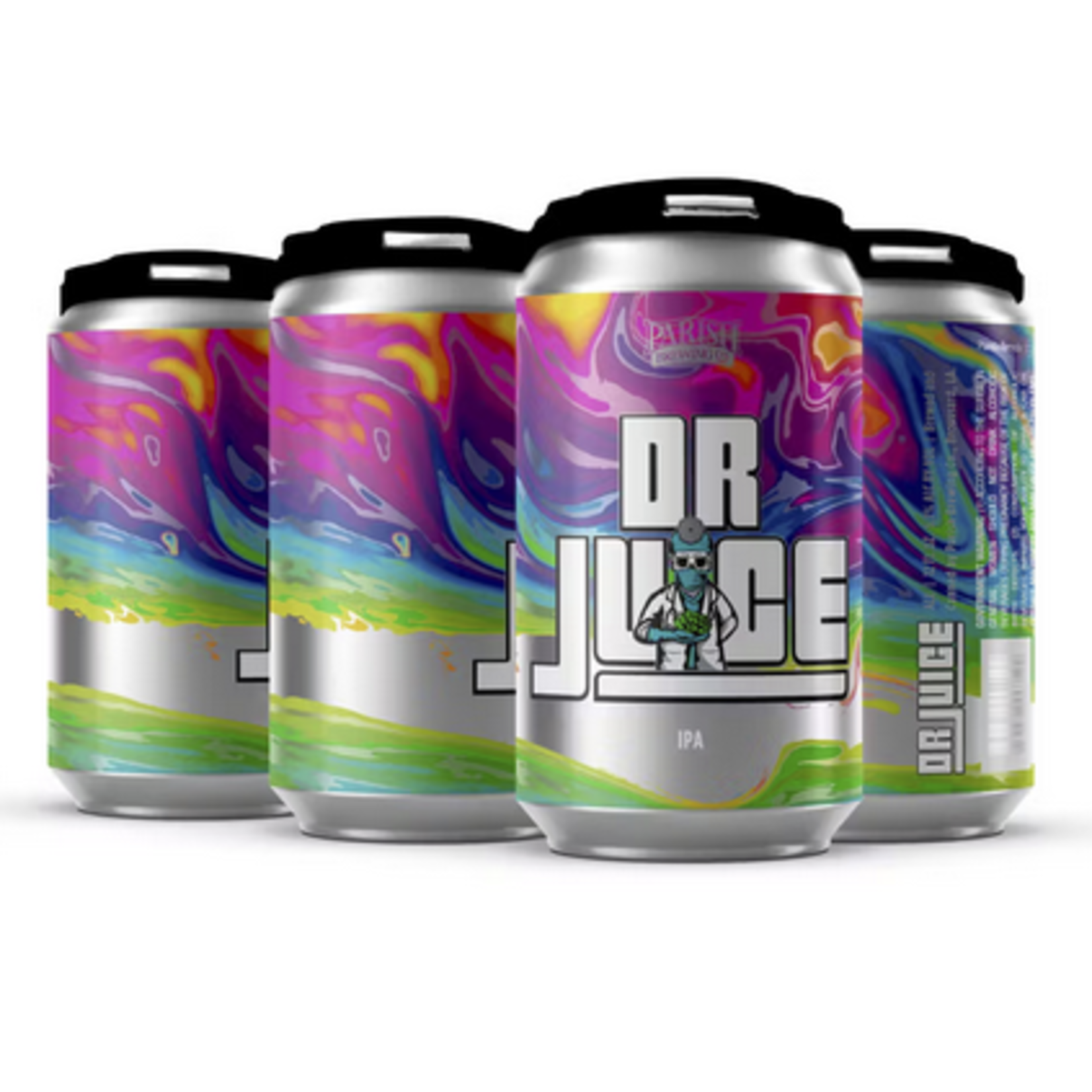 Dr Juice by Parish Brewing Co., IPA, Beer, Broussard, Louisiana, USA, 6% Alc, 12 oz. Can