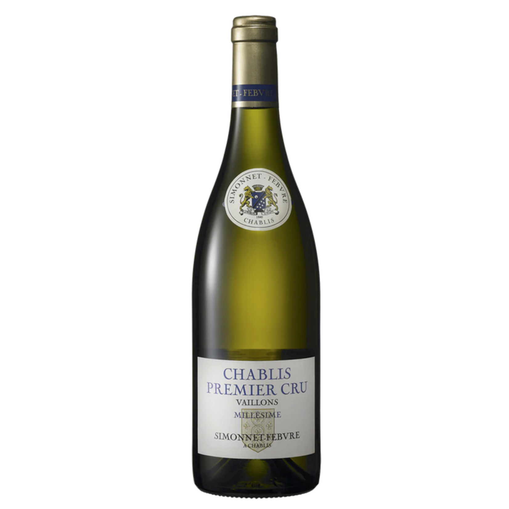 2019, Simonnet-Febvre Premier Cru, Chardonnay, Vallions, Chablis, France, 13.0% Alc, CT