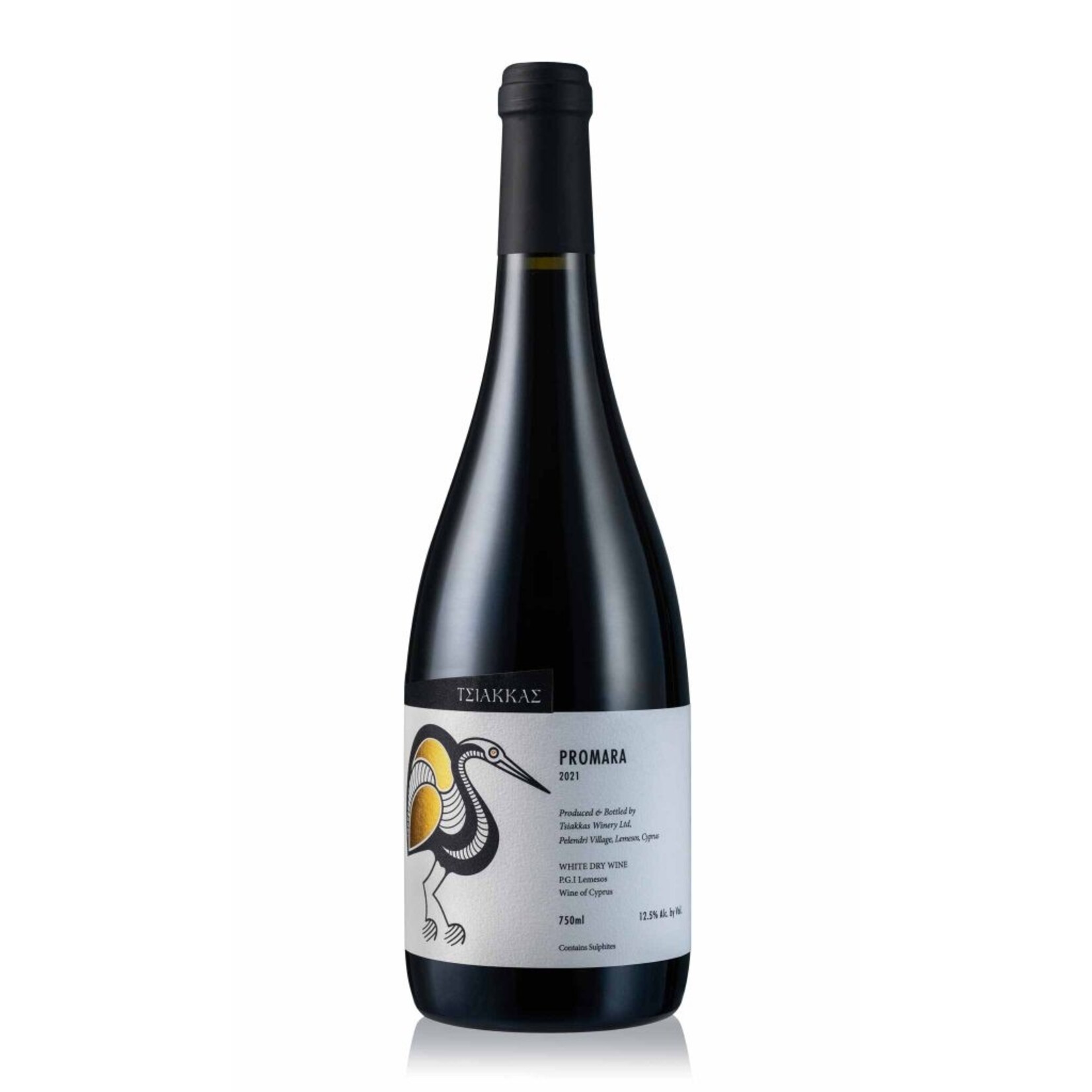 2020, Tsiakkas Promara, Promara, Pelendri, Lemesos, Cyprus, 12.5% Alc, CTnr