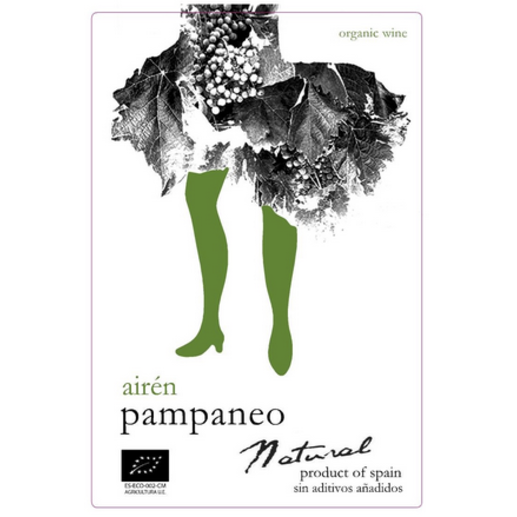 2022, Pampaneo (Orange Wine), Airen, Castilla-La Mancha, Central Spain, Spain, 12.5% Alc,