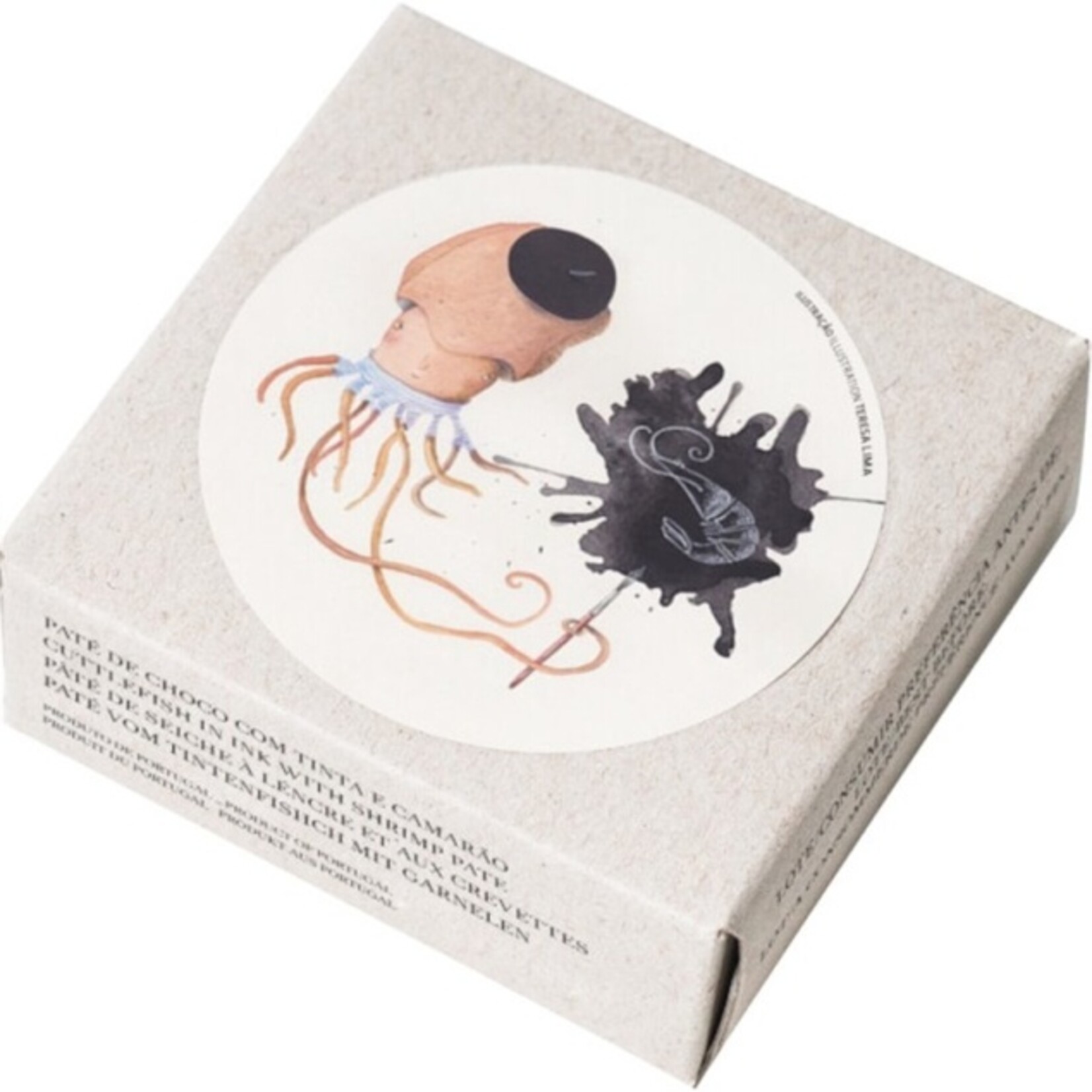 Jose Gourmet Cuttlefish in Ink with Shrimp Pate 2.6oz