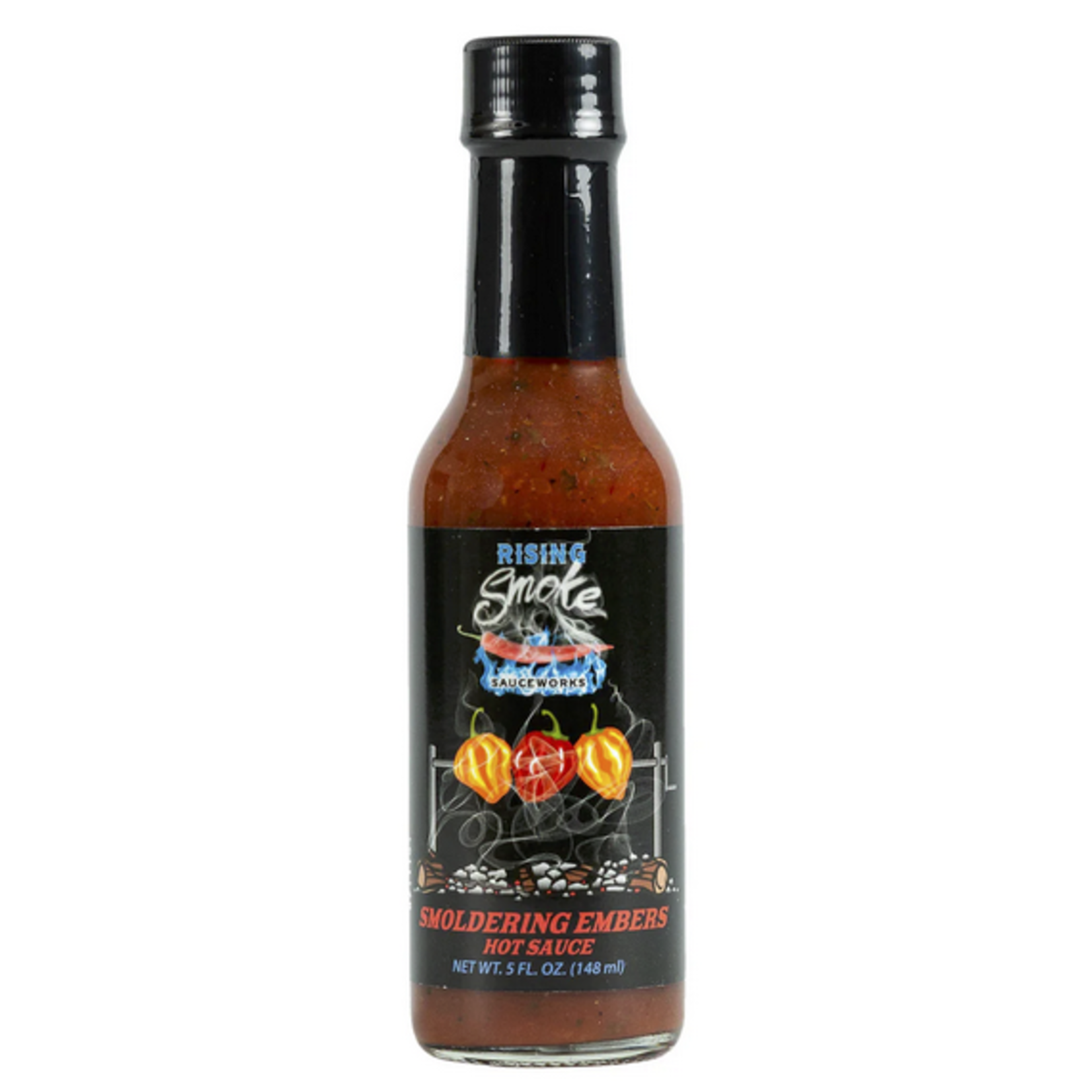 Rising Smoke Smoldering Embers Hot Sauce
