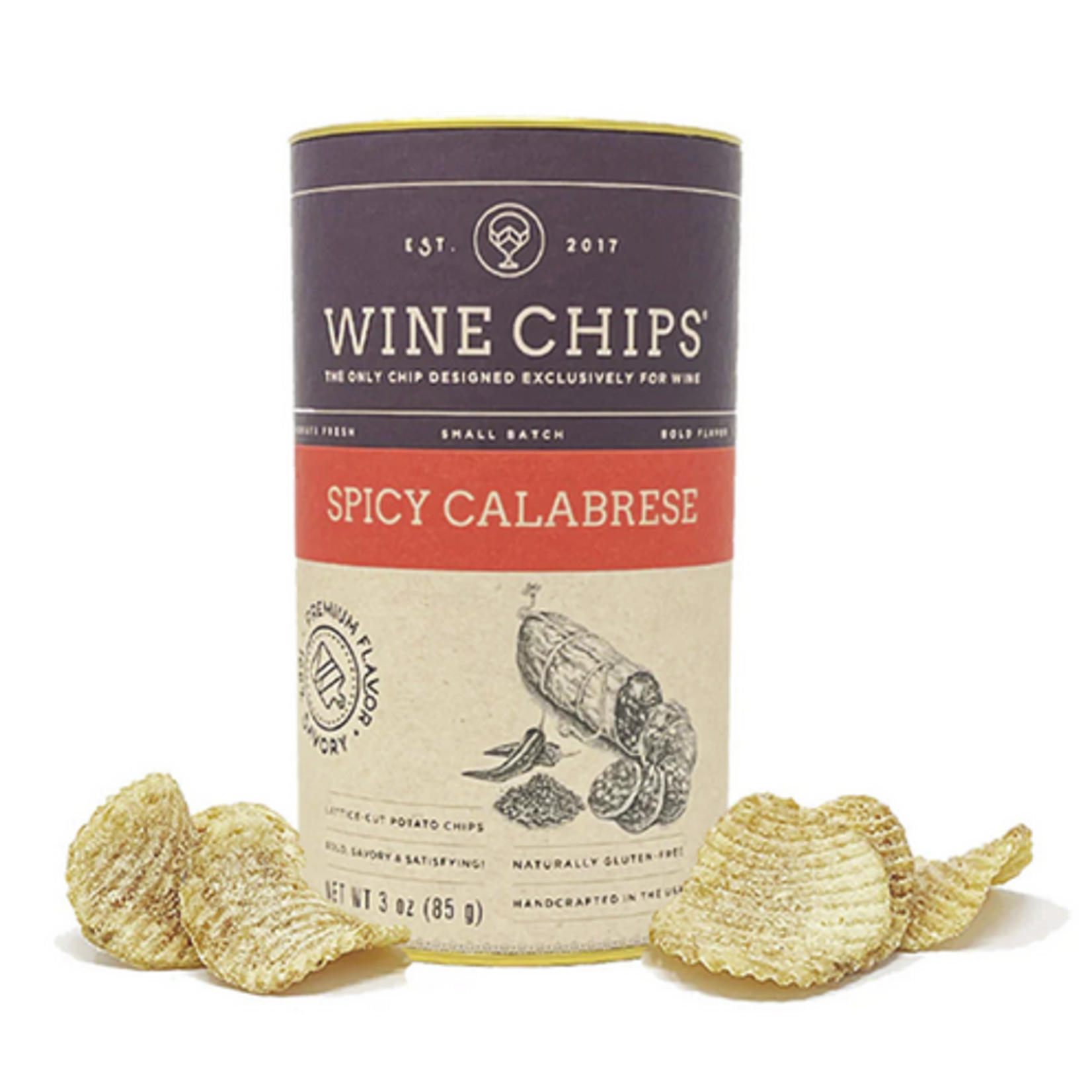 WINE CHIPS Spicy Calabrese 3oz