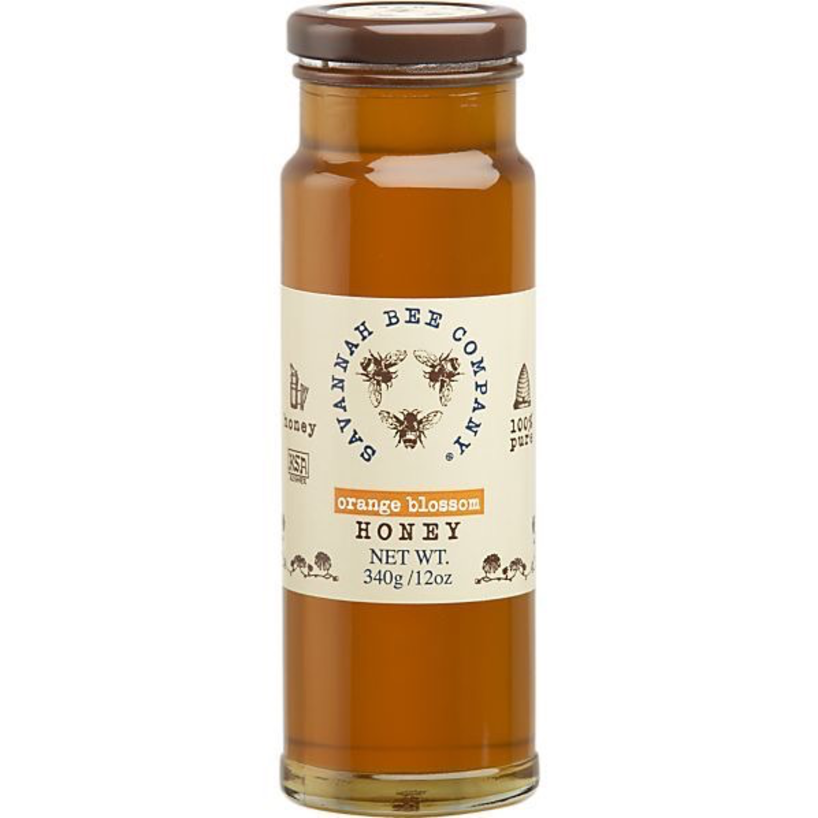 Savannah Bee Company, Orange Blossom Honey, Florida, 12oz.