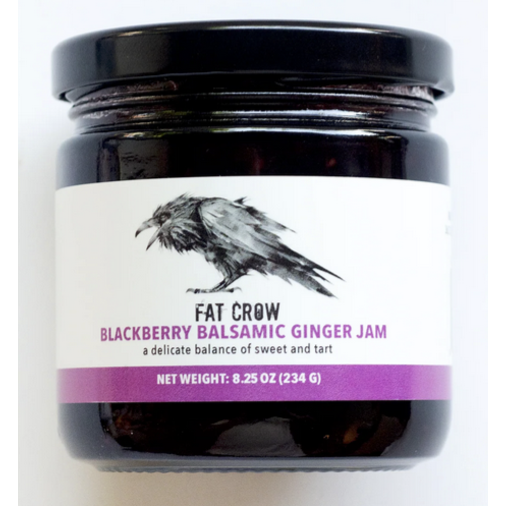 Fat Crow ~ Blackberry Balsamic Ginger Jam, 8.25oz