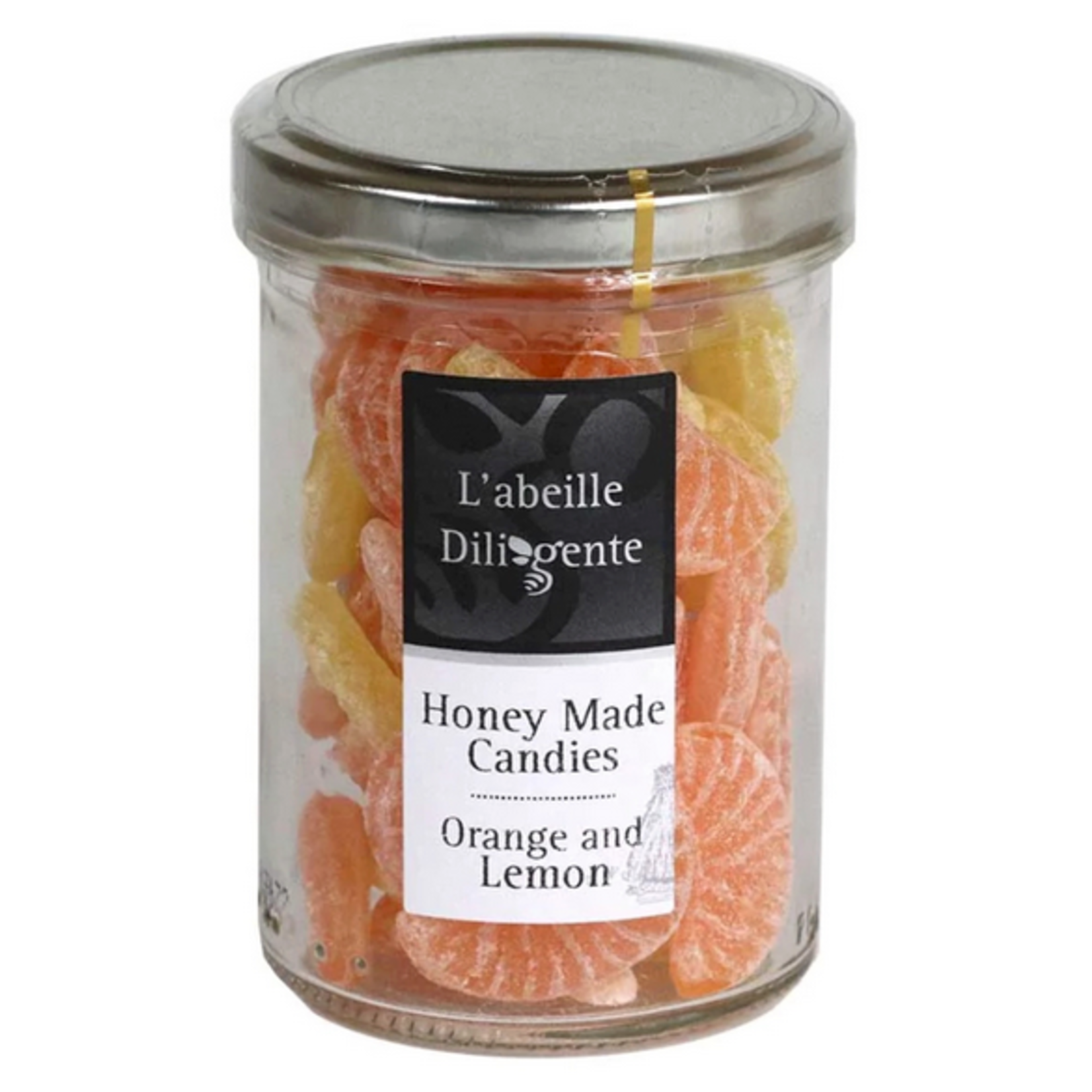 L'abeille Diligente Honey Made Orange and Lemon Candies~  5.3oz